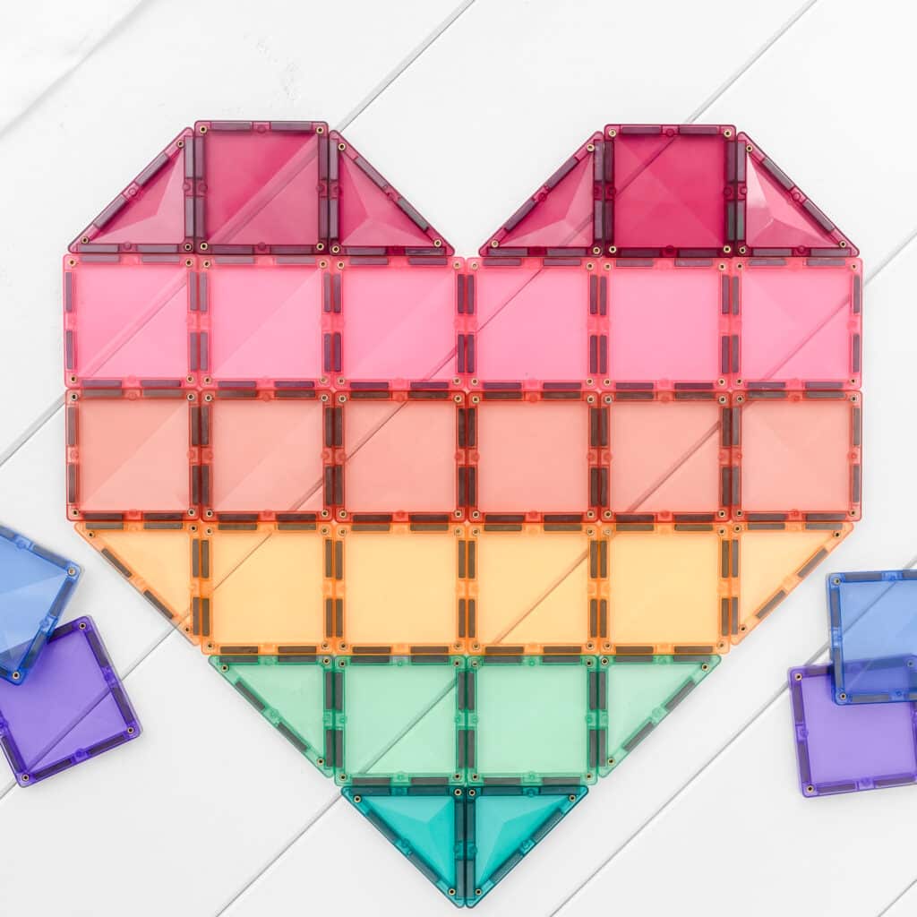 Connetix Tiles Magnetic Building Tiles Pastel Mega Pack – 202 Piece