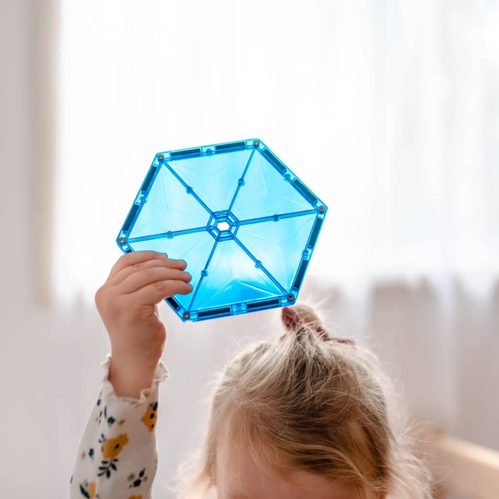 Connetix Tiles Magnetic Building Tiles Rainbow Geometry Pack – 30 Piece