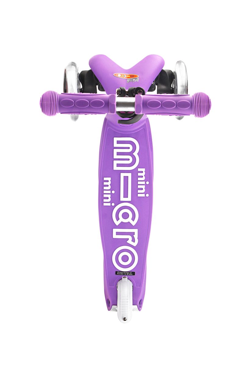 Micro® Mini Deluxe Scooter – Purple (with FREE Glow Wheels)