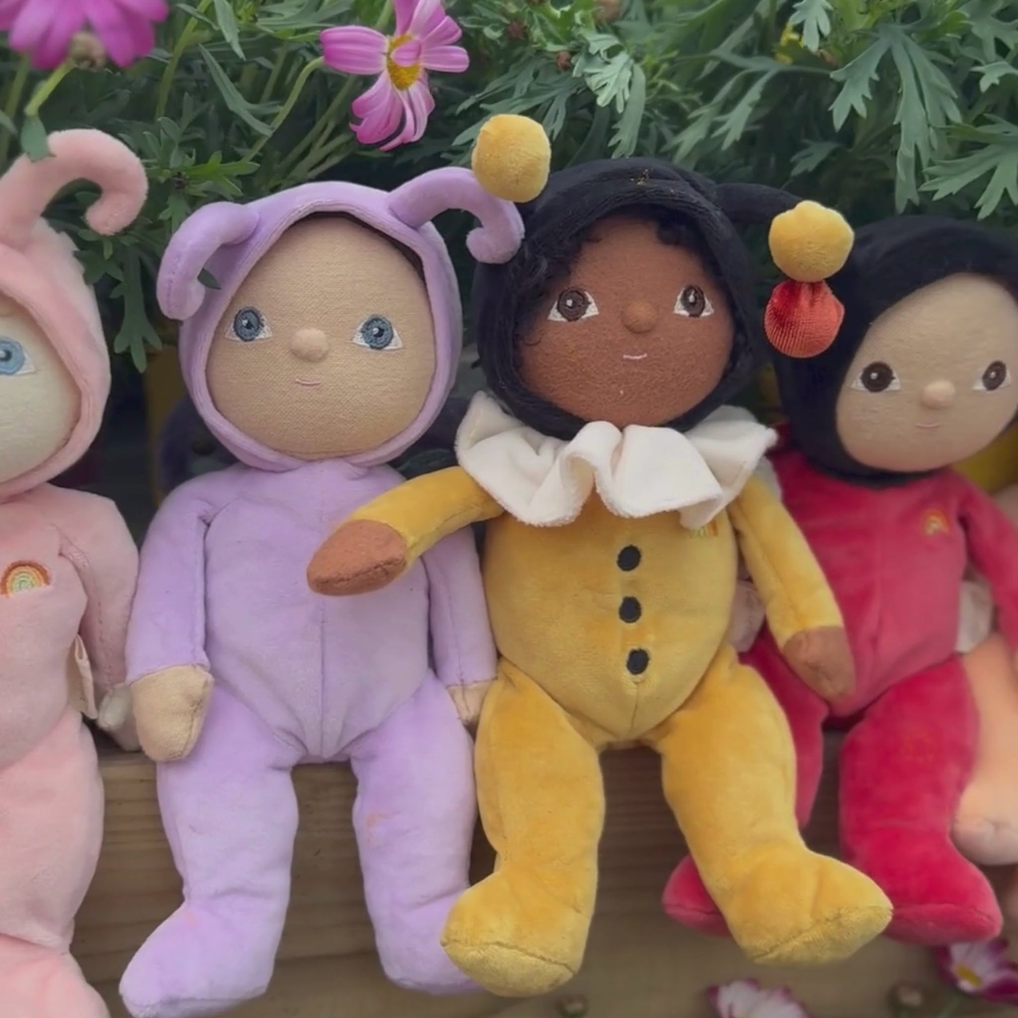 Olli Ella Backyard Buddies Dinky Dinkum Doll – Billie Bumblebee