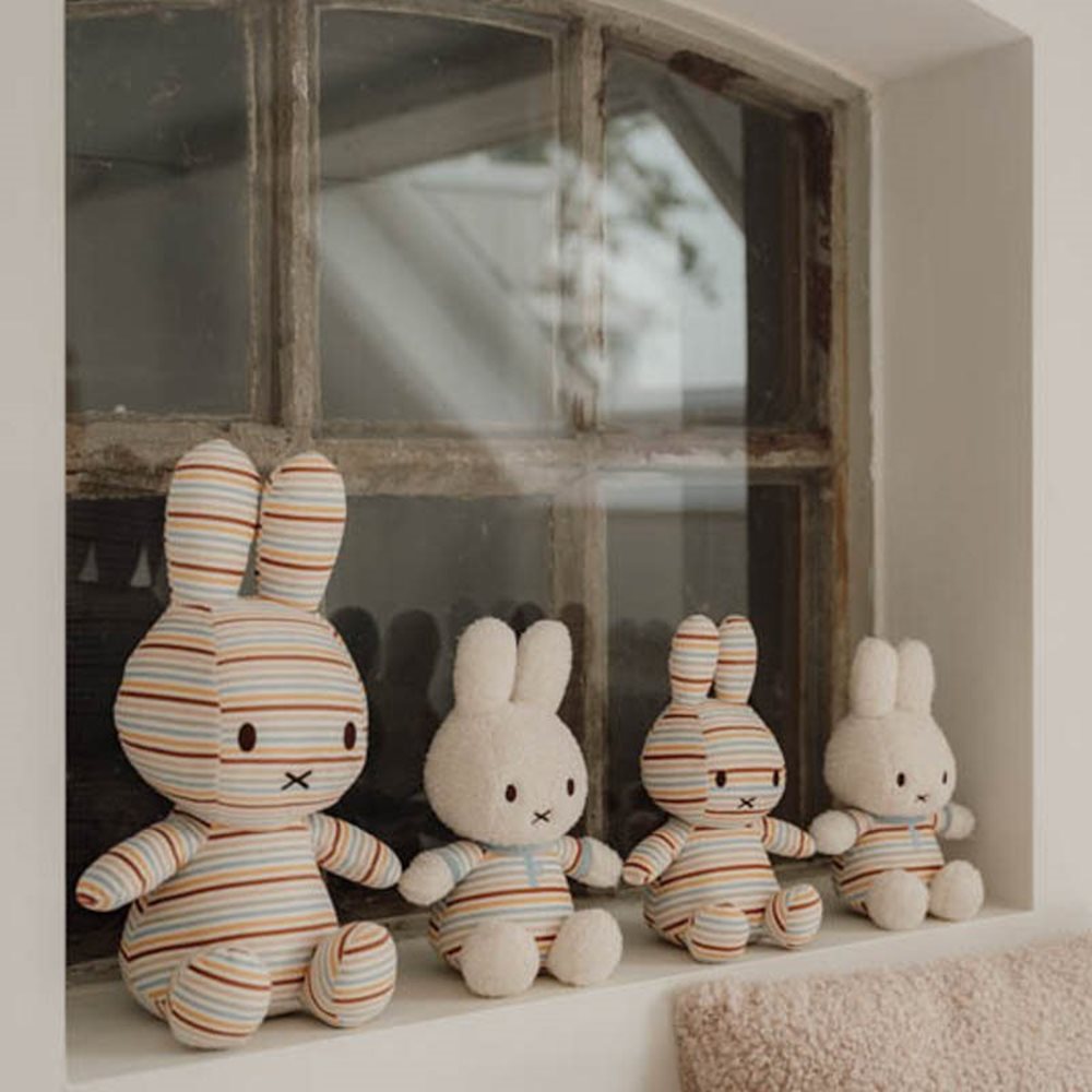 Little Dutch x Miffy Cuddly Soft Toy – Vintage Sunny Stripes