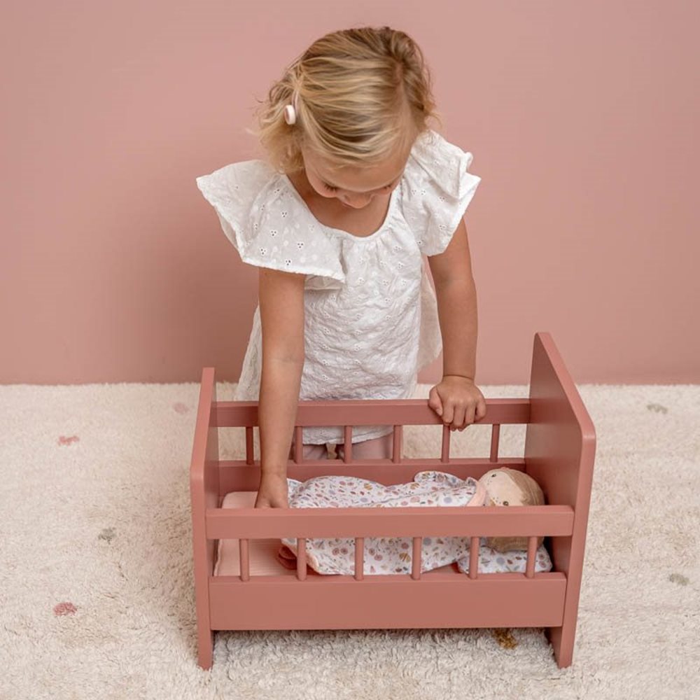 Little Dutch Doll Bed – Flowers & Butterflies