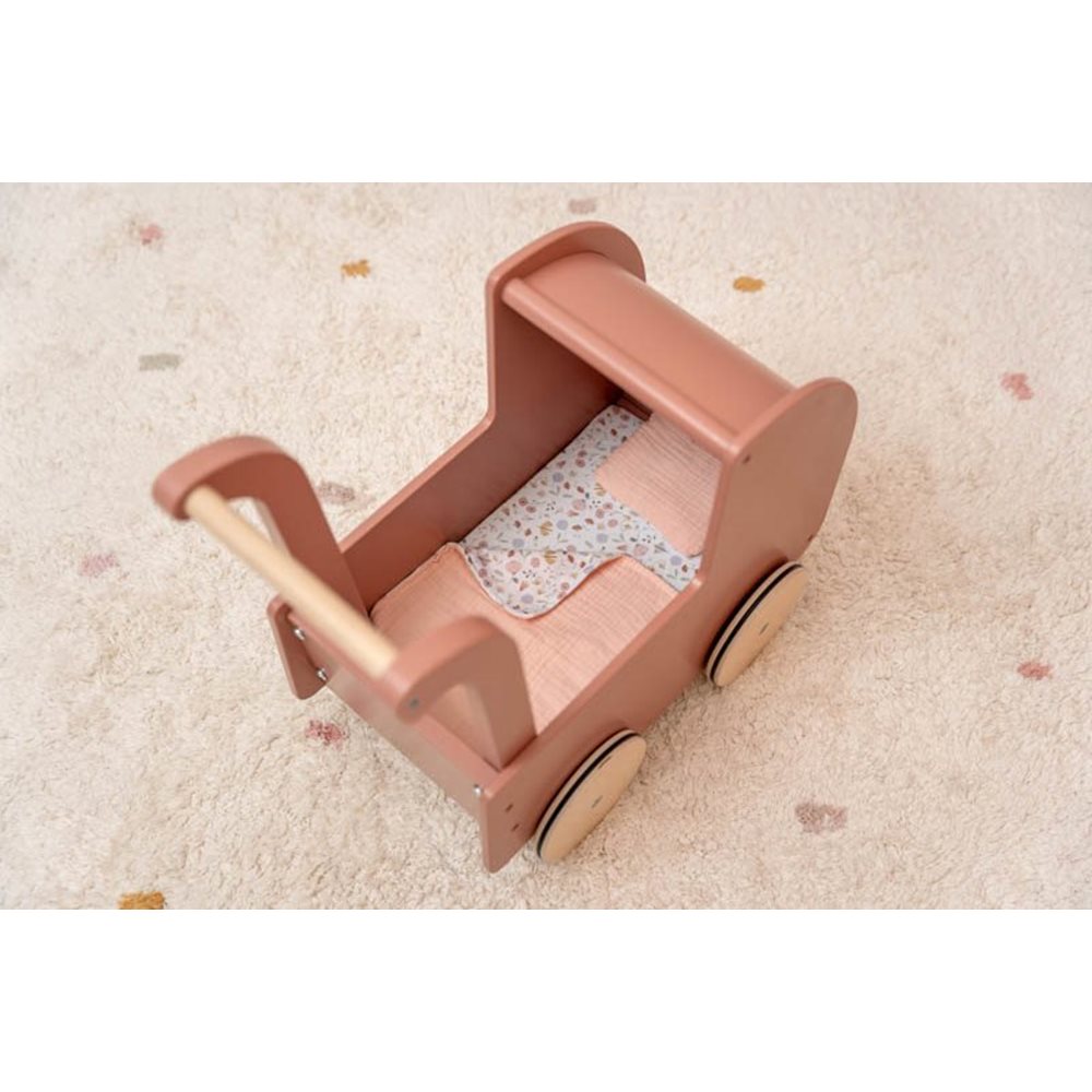 Little Dutch Doll Pram – Flowers & Butterflies