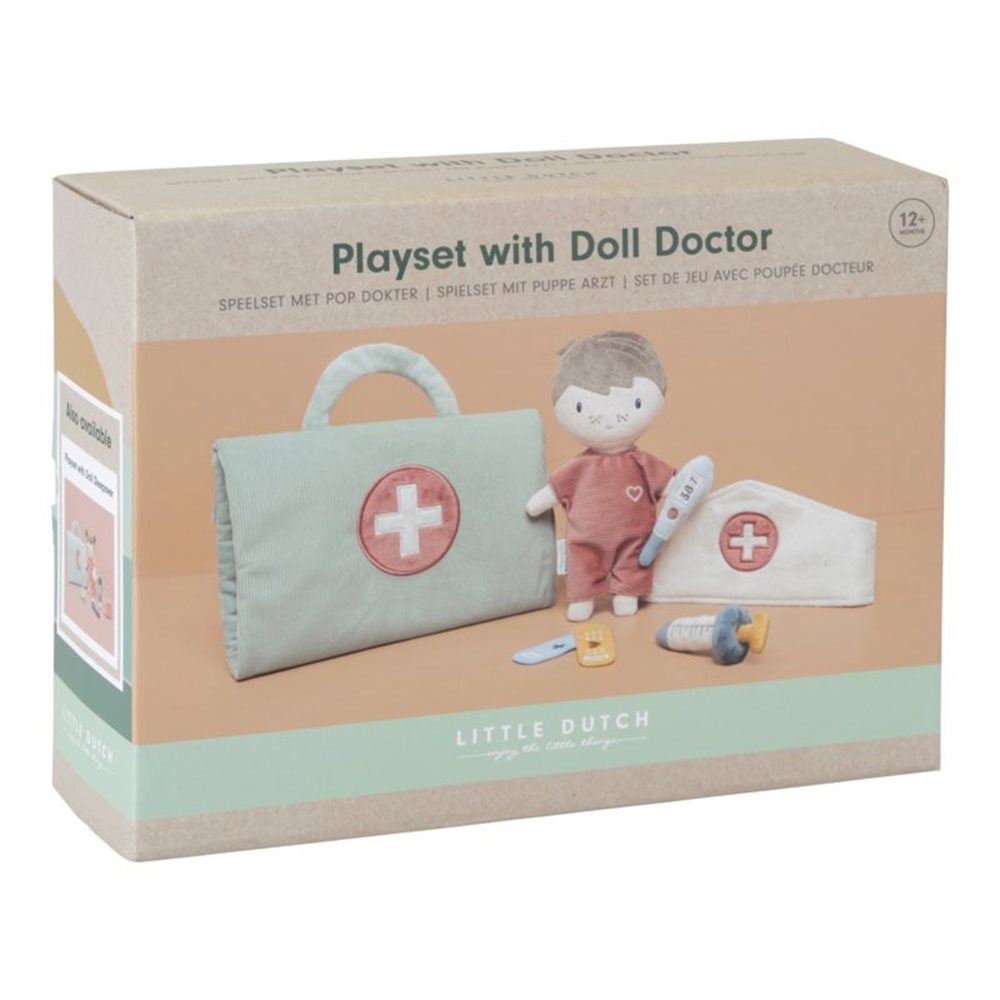 Little Dutch Jim Doll Care Playset – Doctor