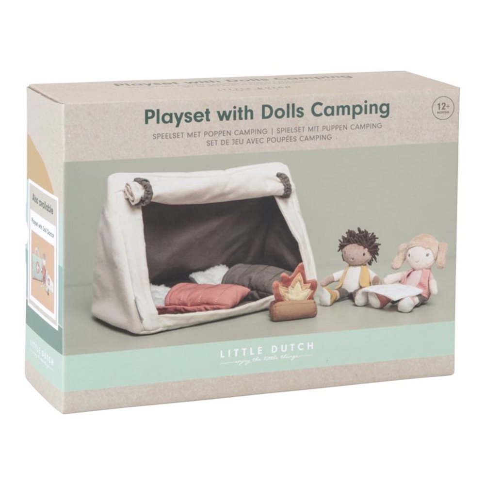 Little Dutch Jake & Anna Doll Playset – Camping