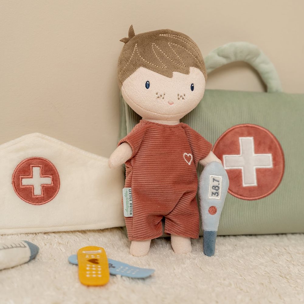 Little Dutch Jim Doll Care Playset – Doctor