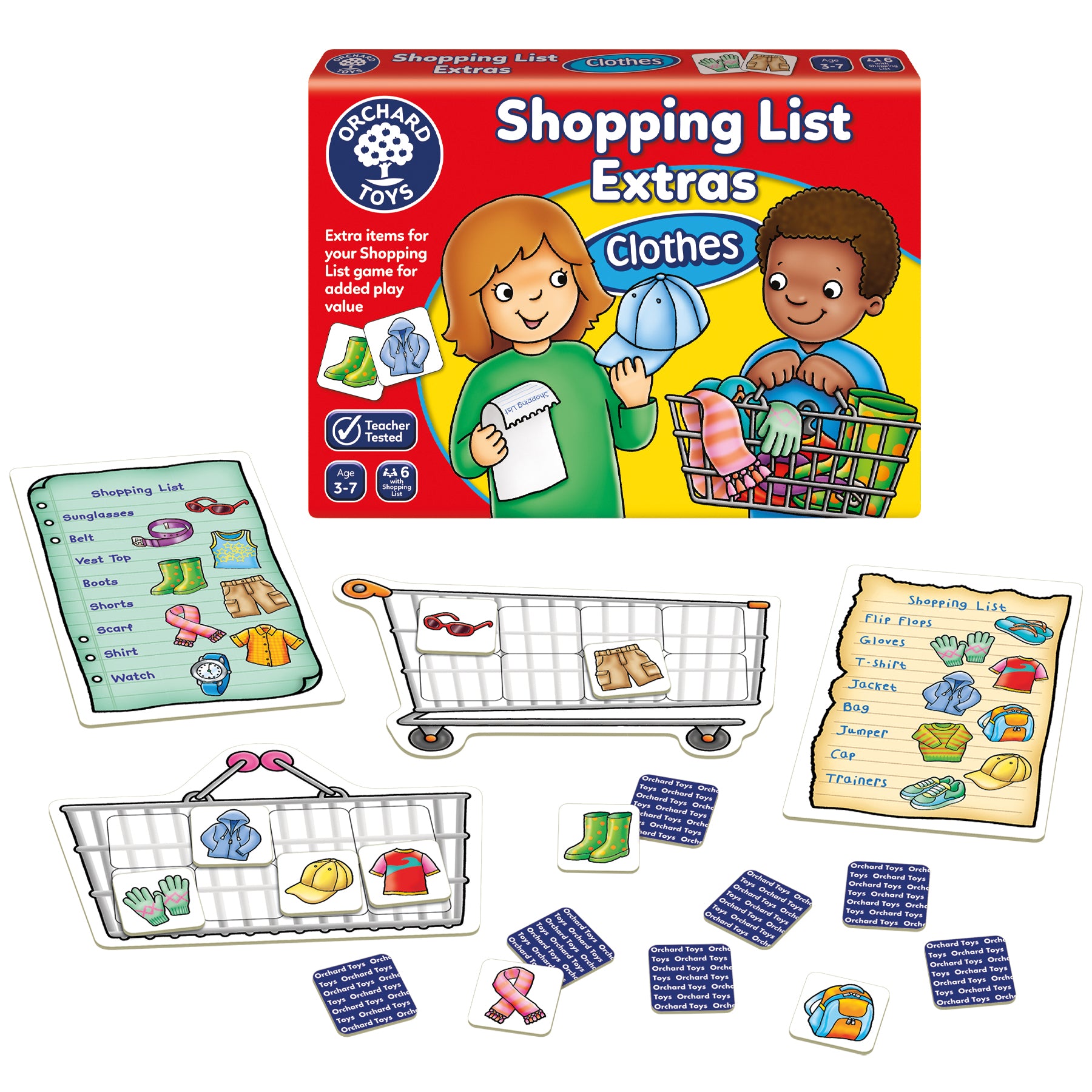 Orchard Toys Shopping List Extras – Clothes