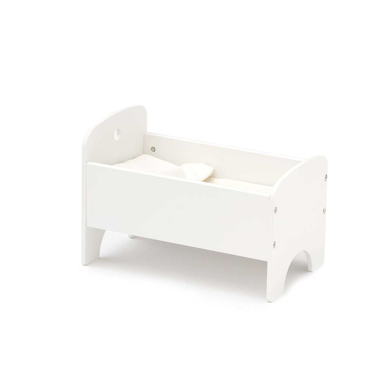 Kid’s Concept Kid’s Hub Doll Bed with Bed Set – White