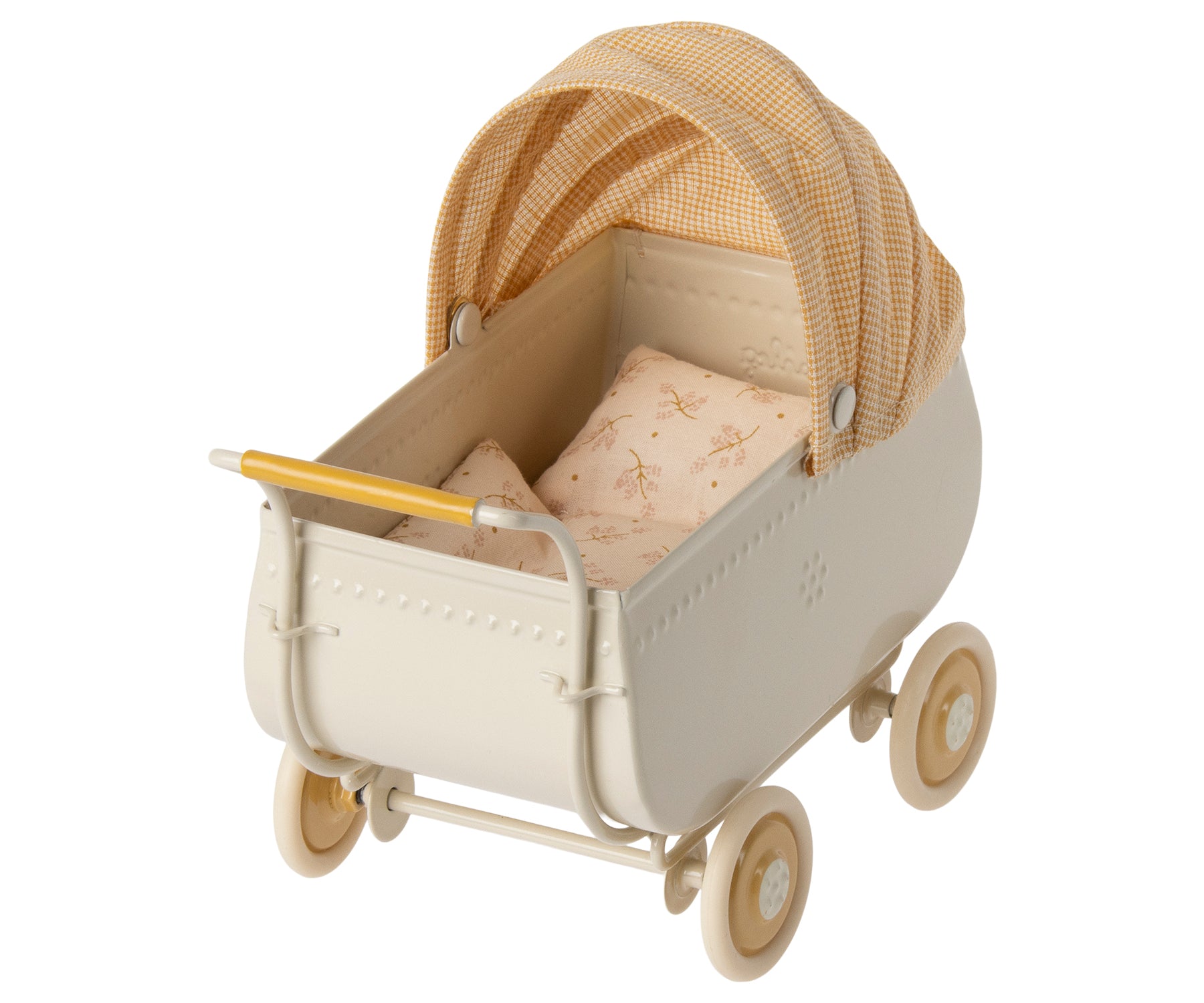 Maileg Miniature Pram – Yellow