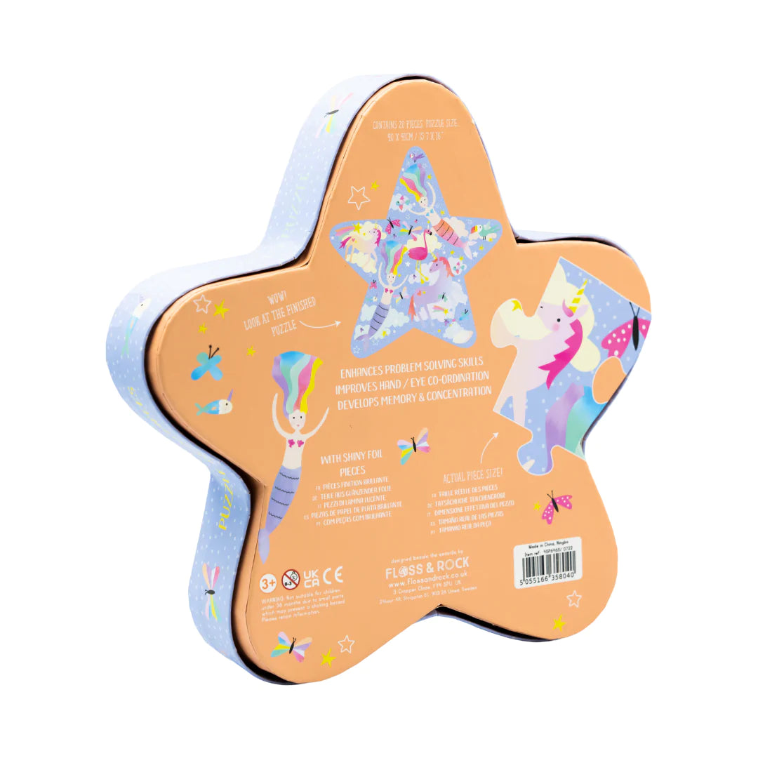 Floss & Rock Fantasy Shaped Puzzle – 20 Piece