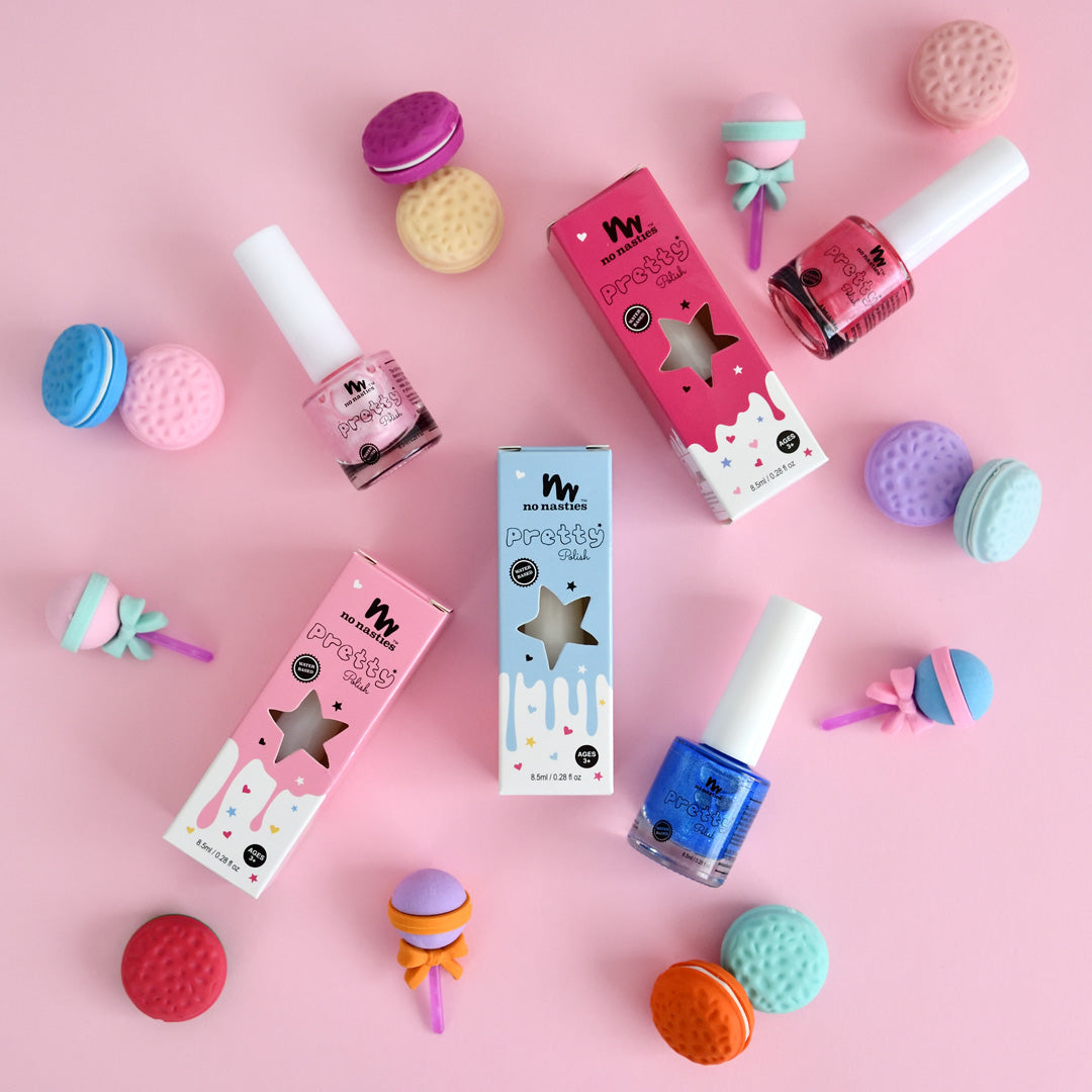 No Nasties Kids Peelable Nail Polish – Mermaid Blue