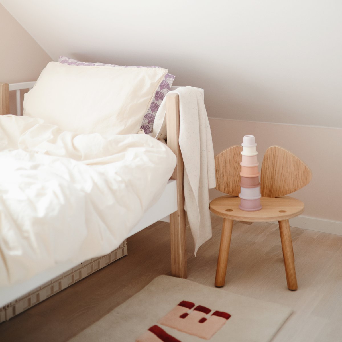 Mushie Stacking Tower Cups – Petal