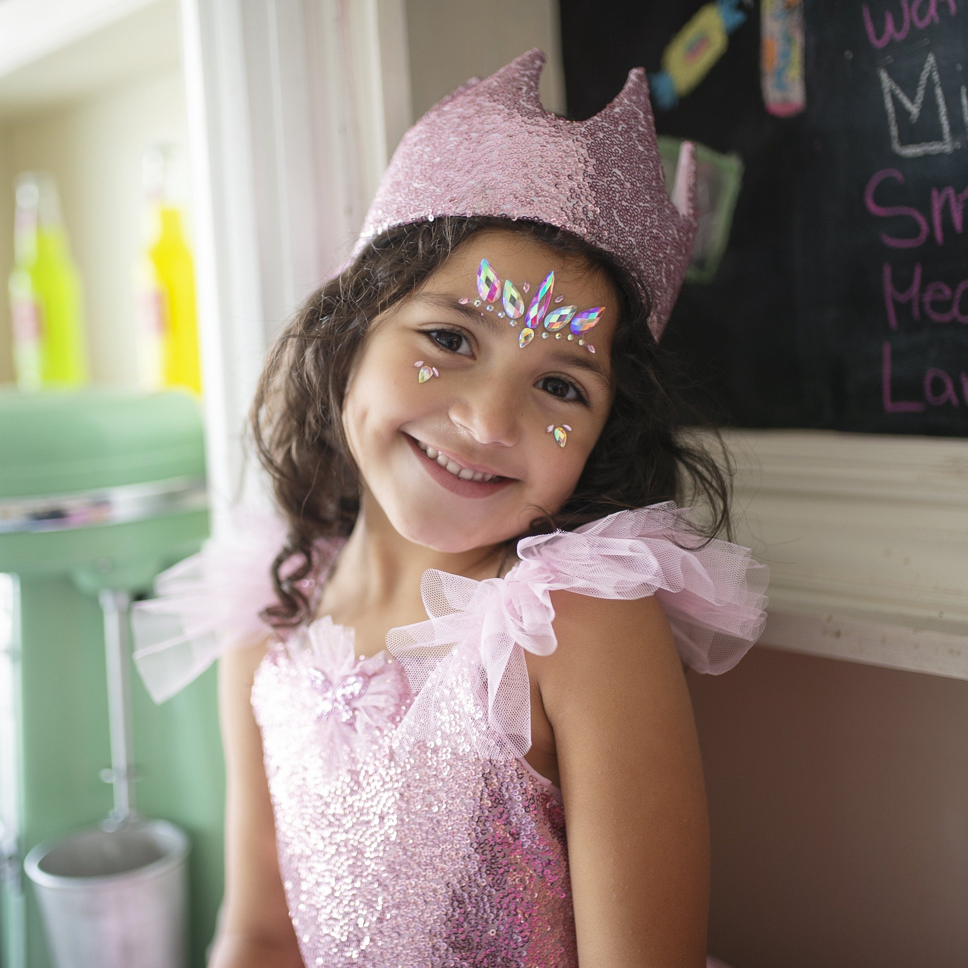 Great Pretenders Face Crystals – Pink Unicorn