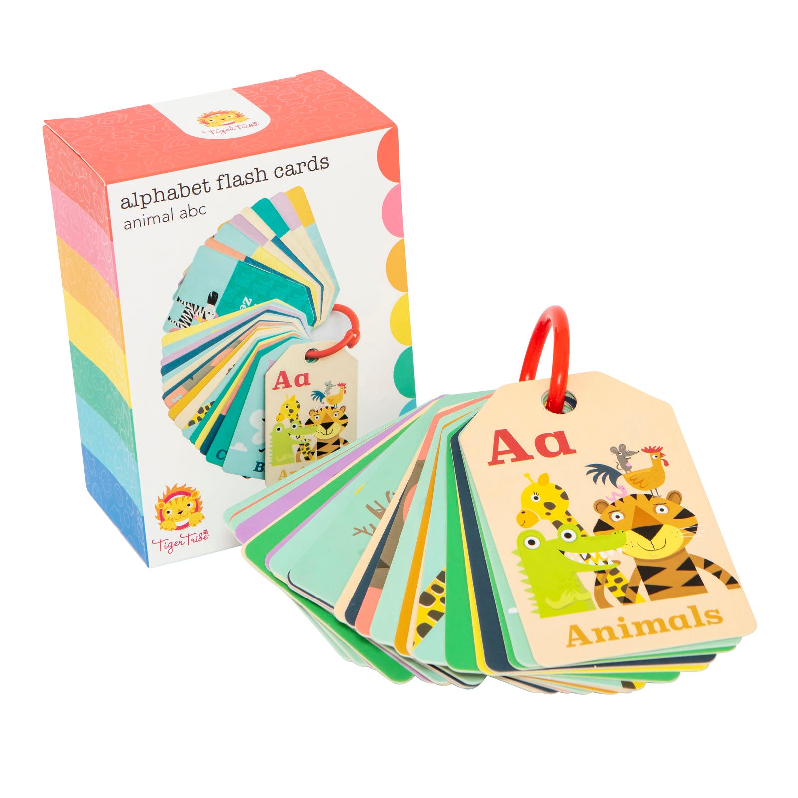 Tiger Tribe Alphabet Flash Cards – Animal ABC