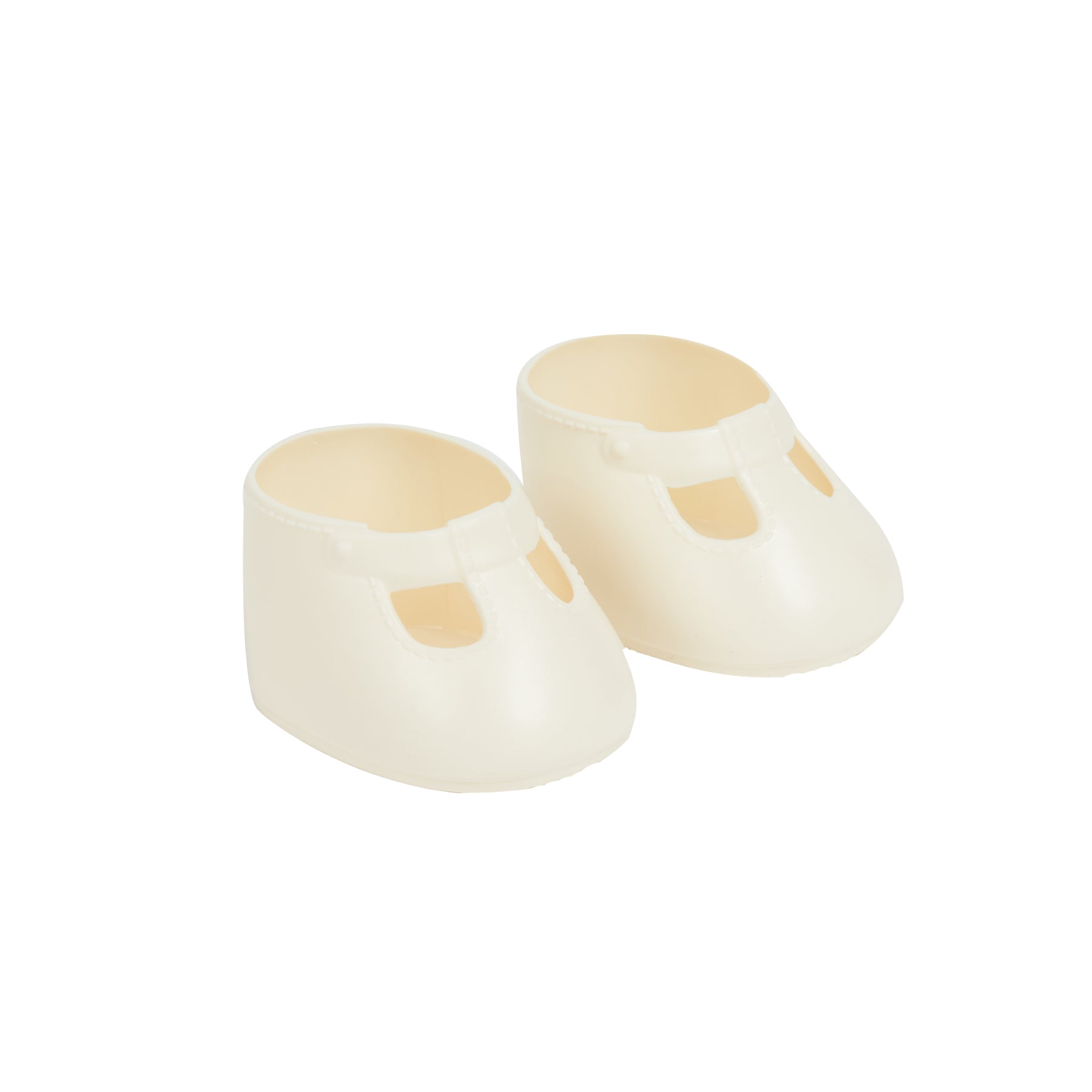 Olli Ella Dinkum Doll Shoes – Cream