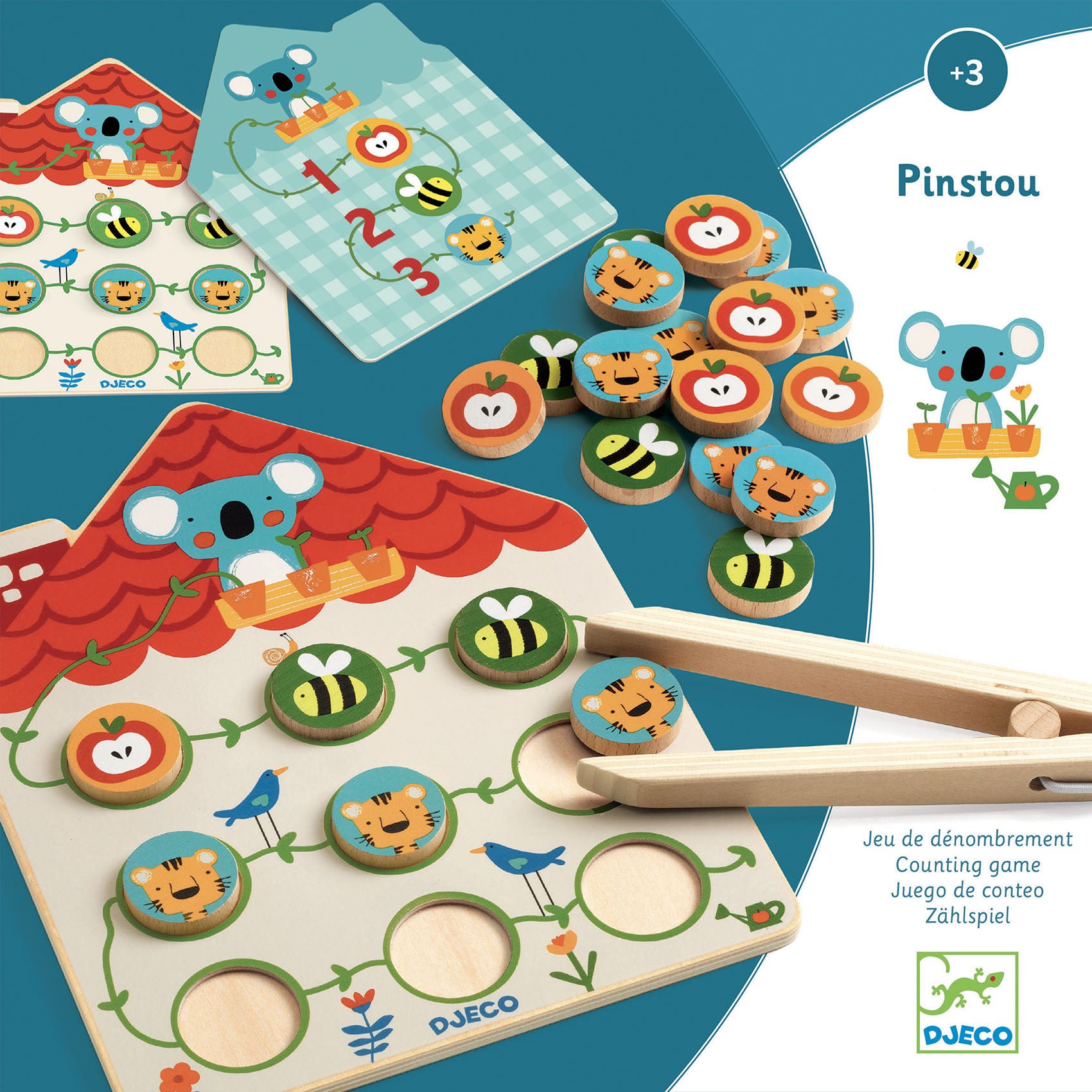 Djeco Pinstou Count & Tweeze
