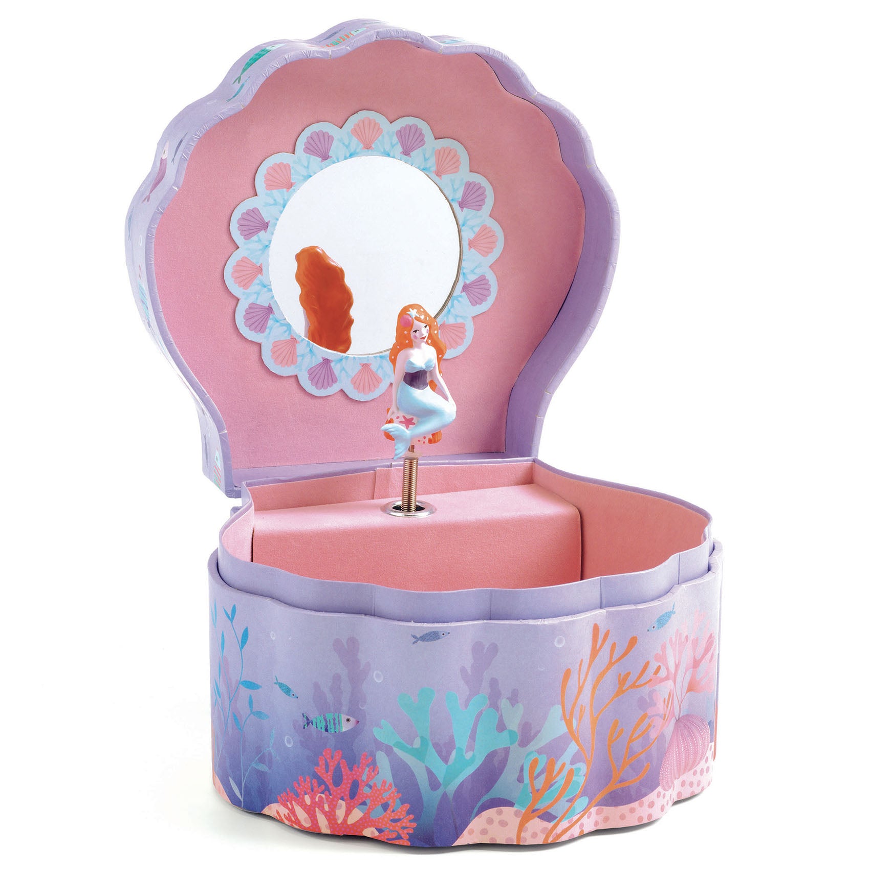 Djeco Wooden Musical Jewellery Box – Enchanted Mermaid