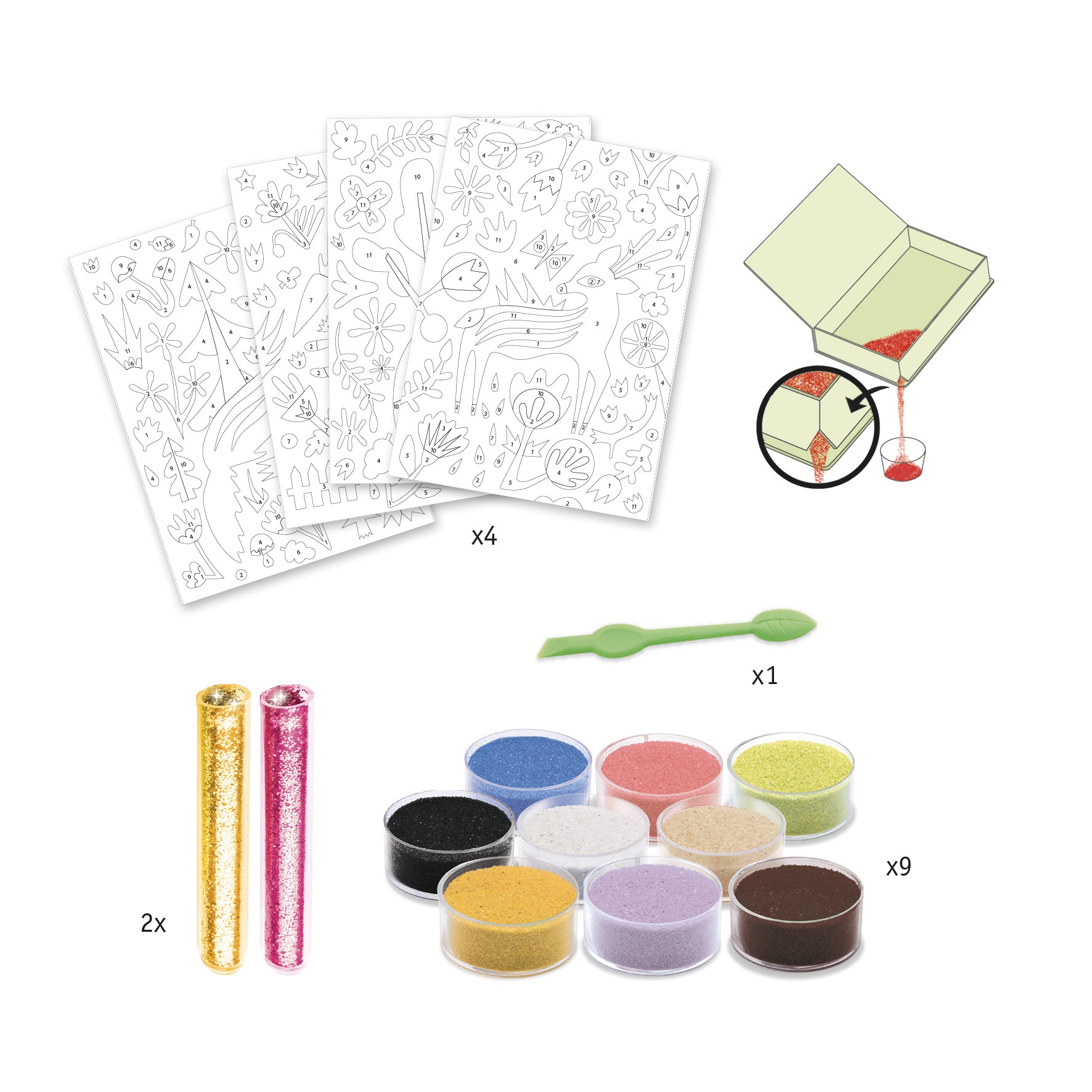 woodland-wonderland-glitter-sand-art-3