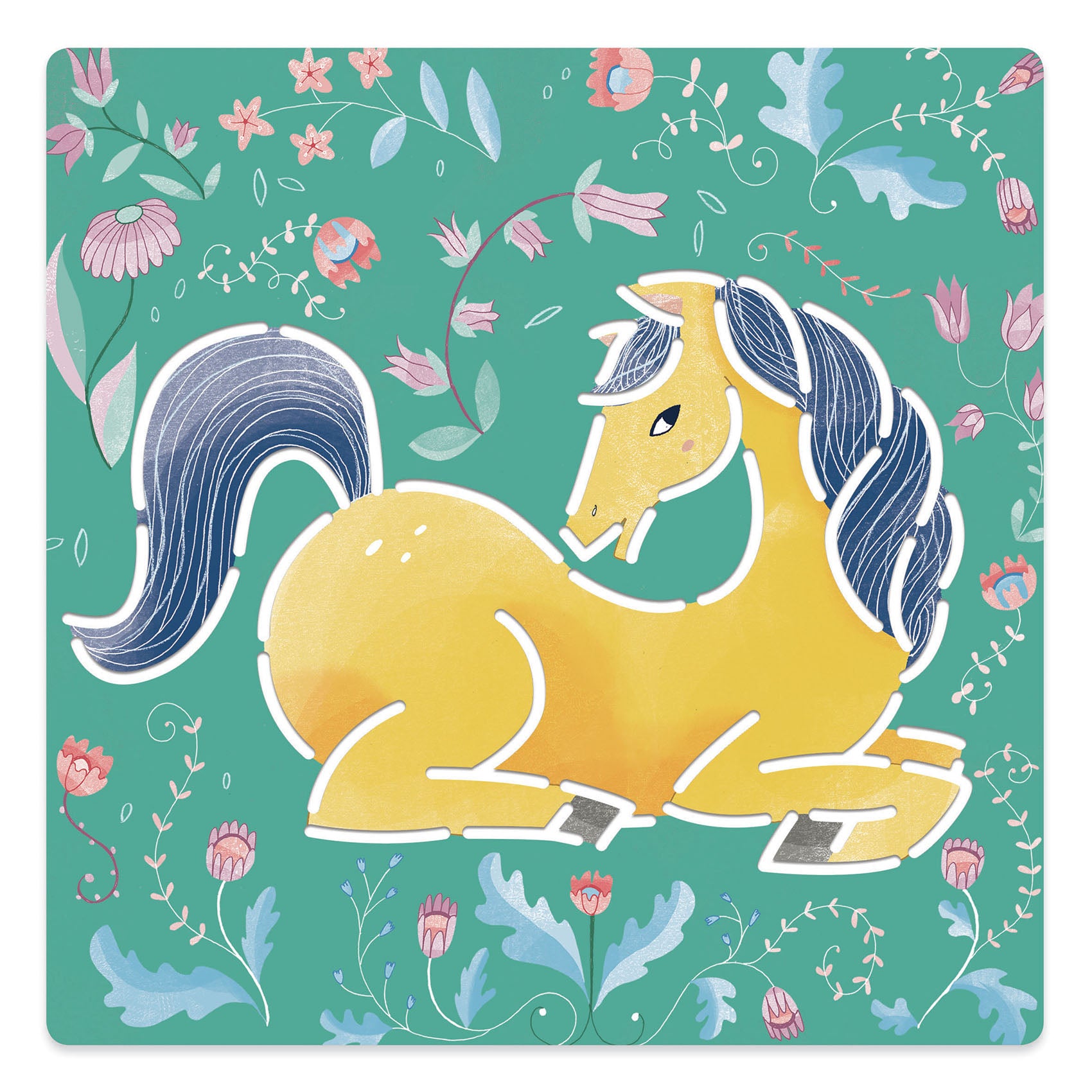 Djeco Stencil Set – Horses