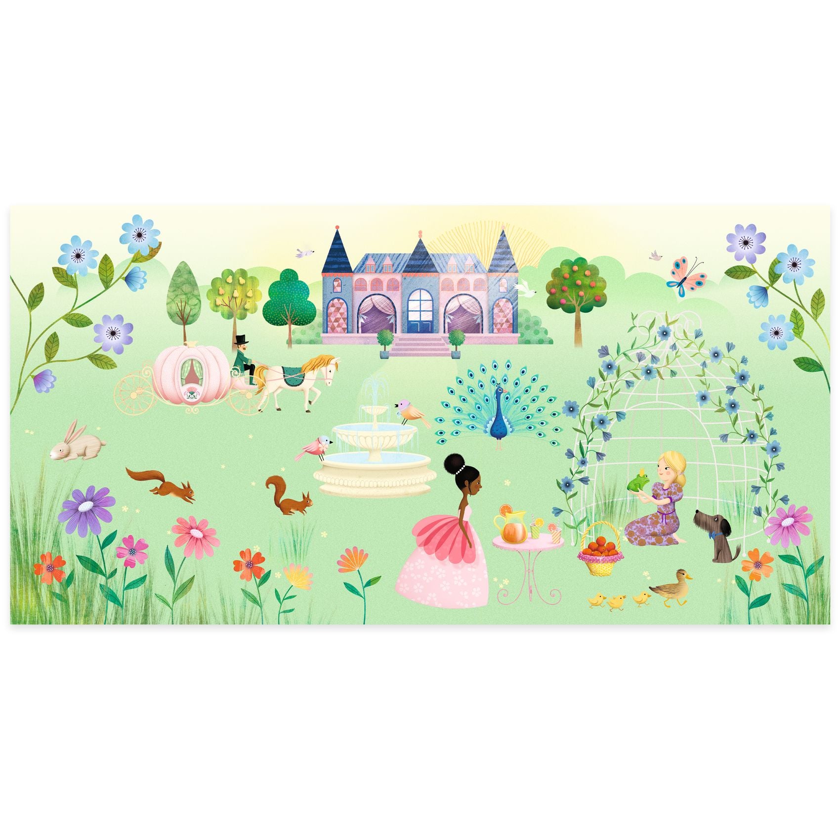Djeco Life In The Castle with Reusable Stickers