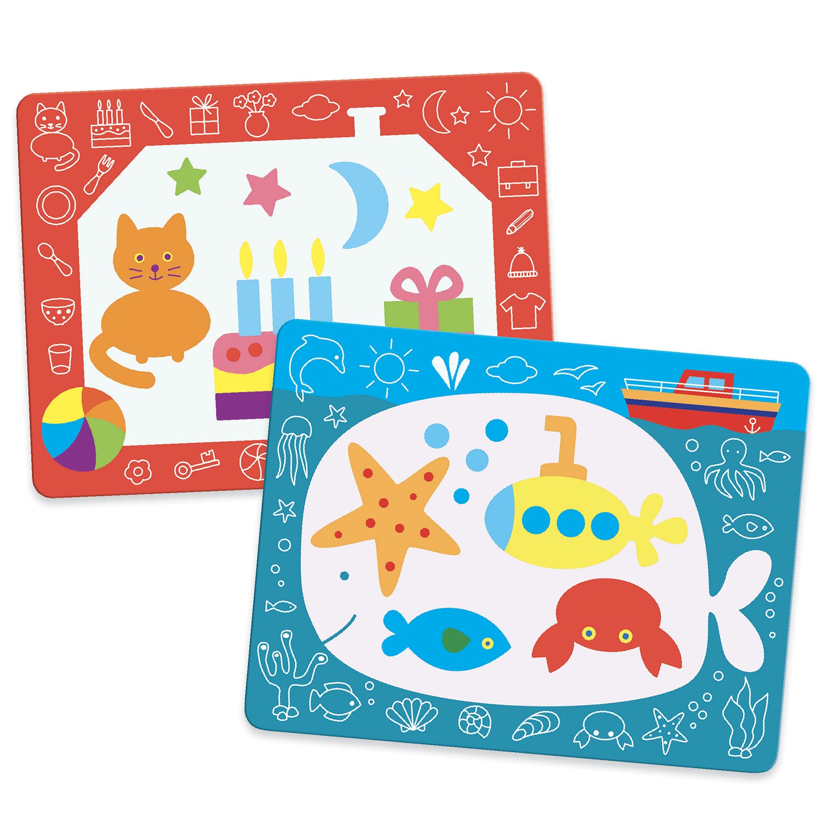 Djeco Water Magic Colouring Set – Magical Scribbles