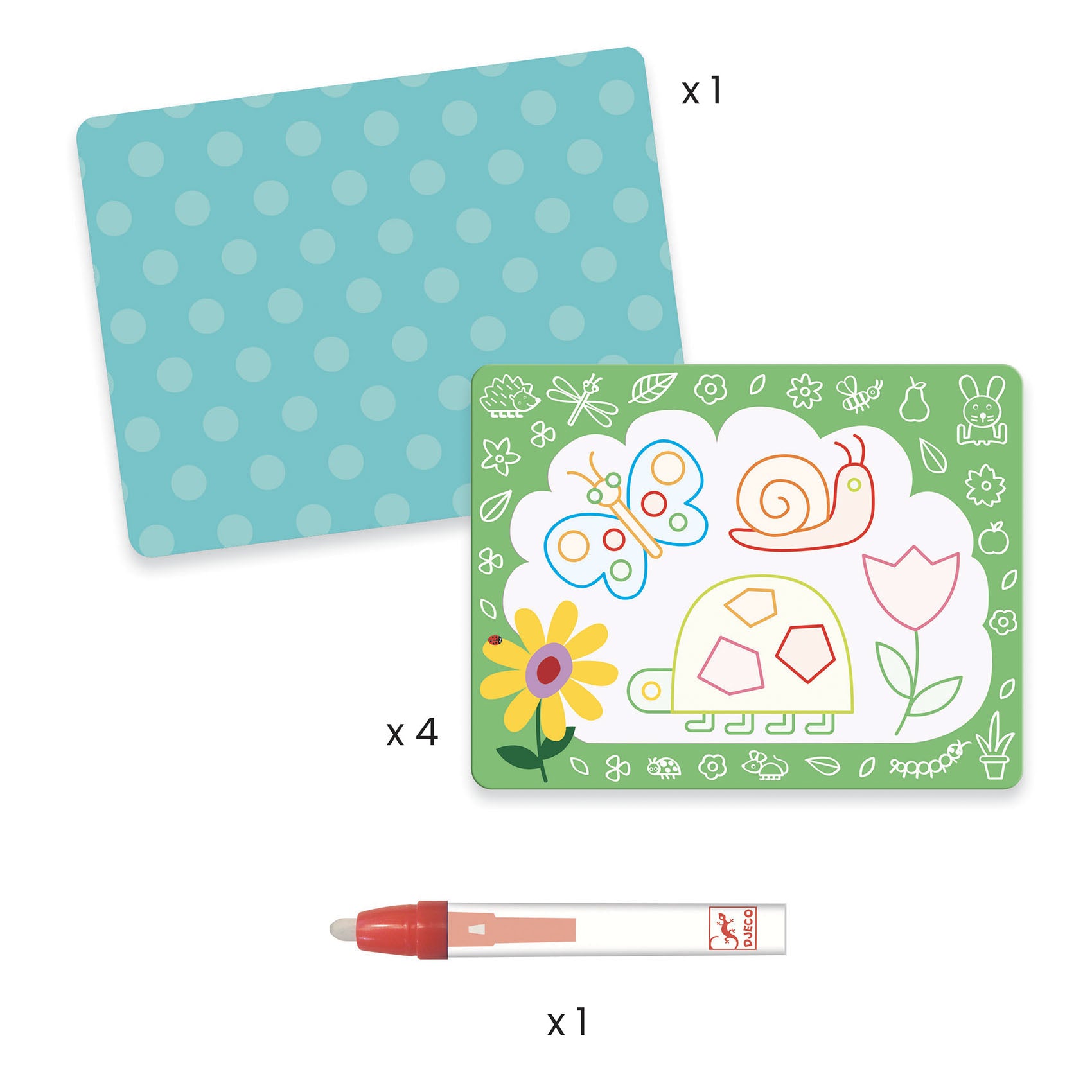 Djeco Water Magic Colouring Set – Magical Scribbles