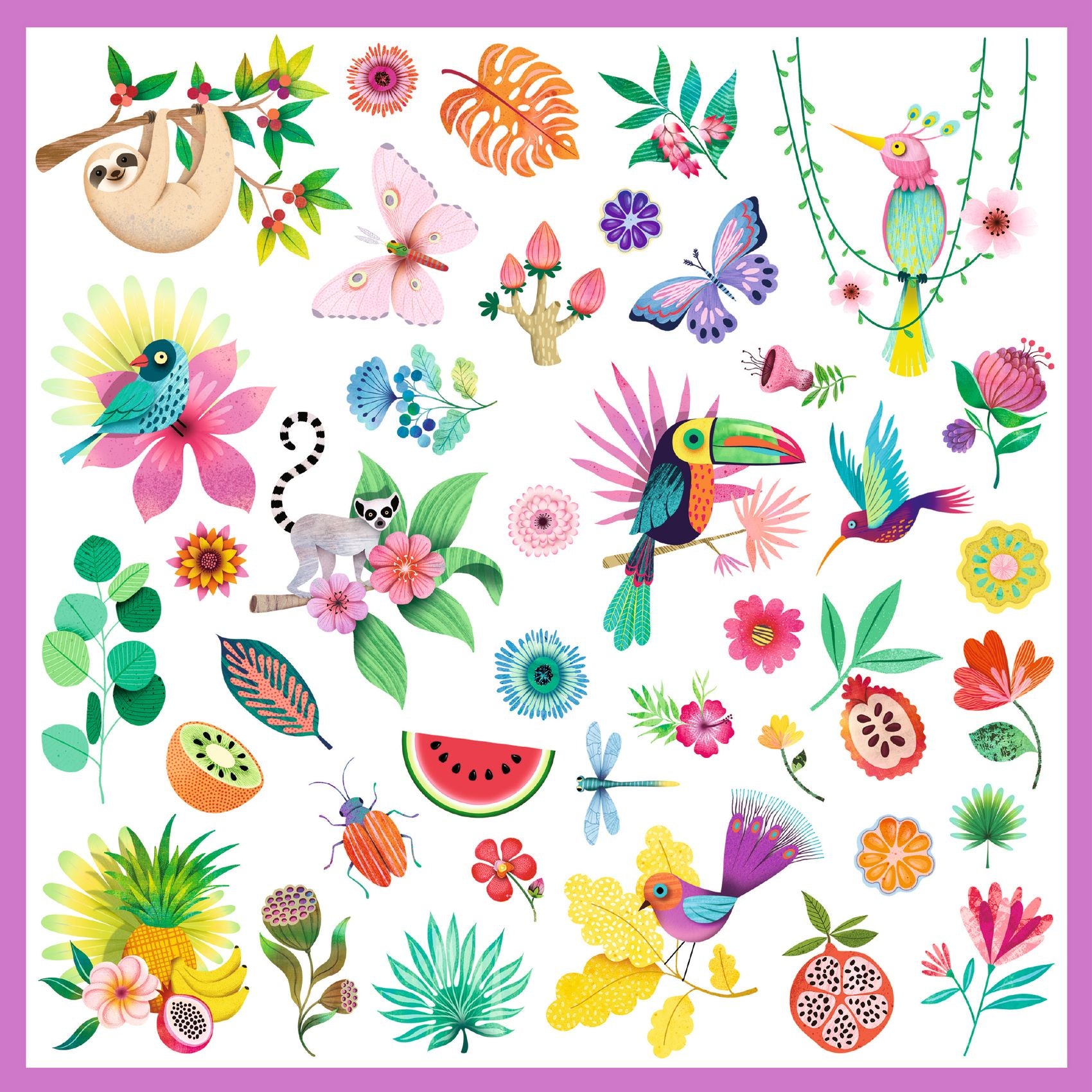 Djeco Paradise Sticker Collection