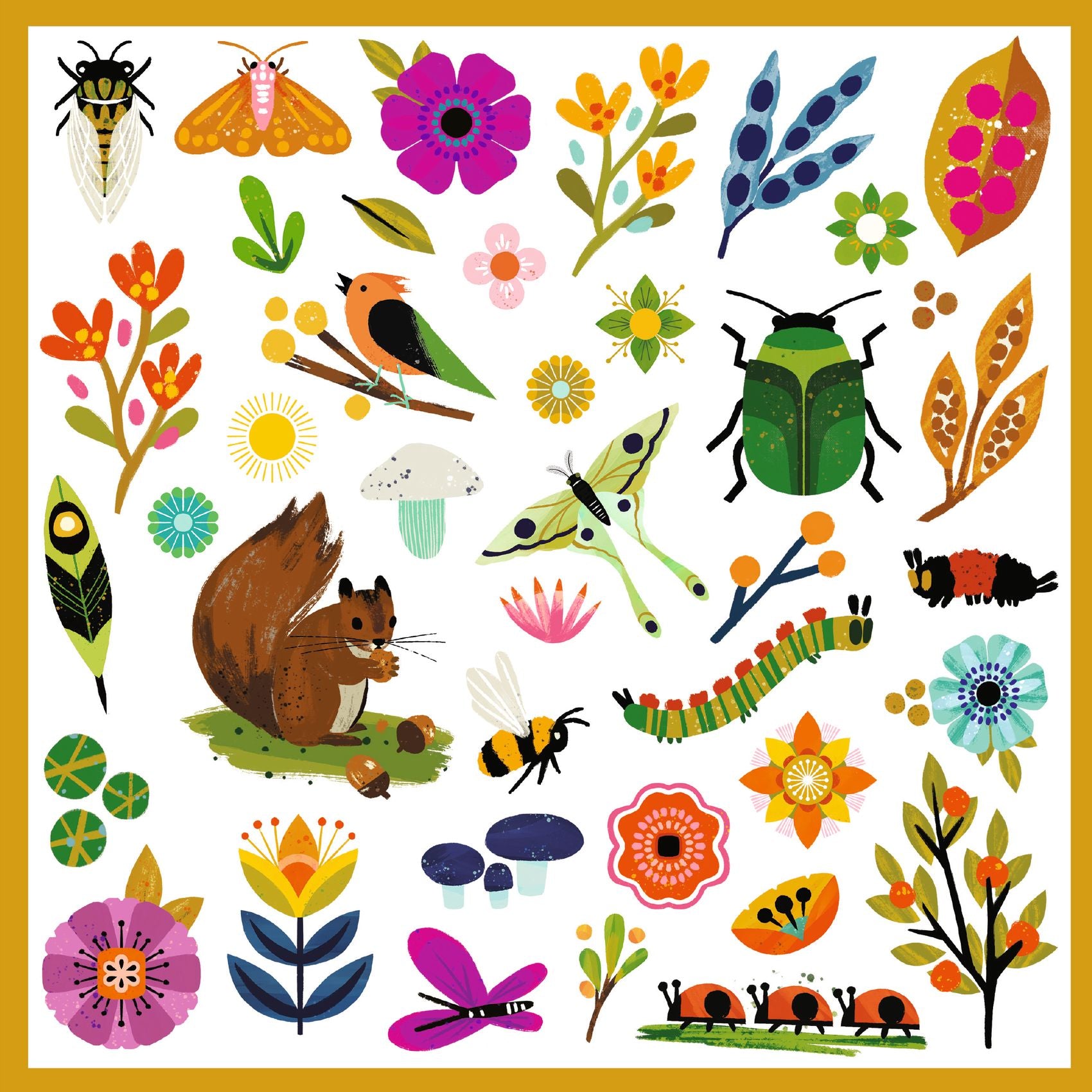 Djeco Garden Sticker Collection