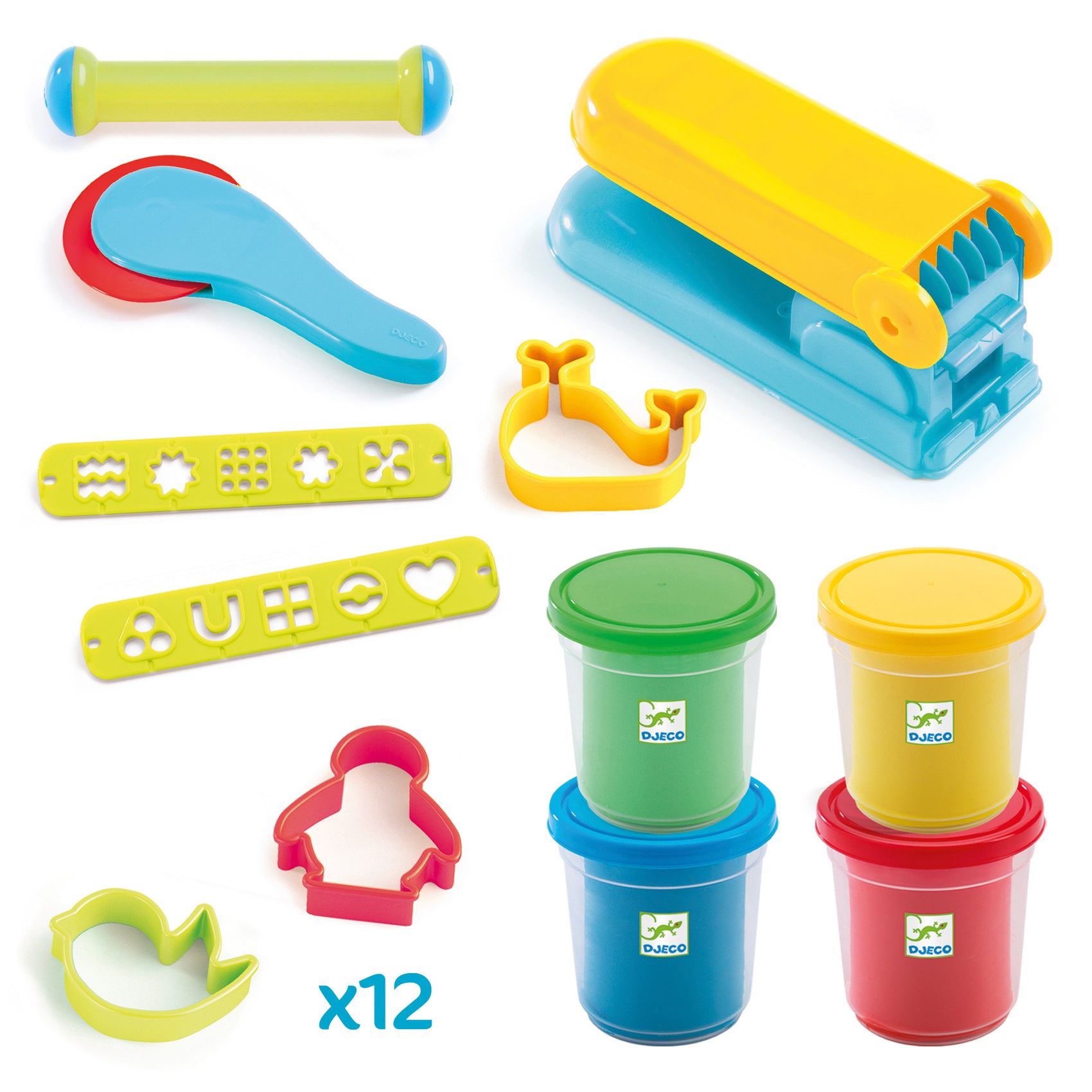 Djeco Classic Starter Play Dough Set