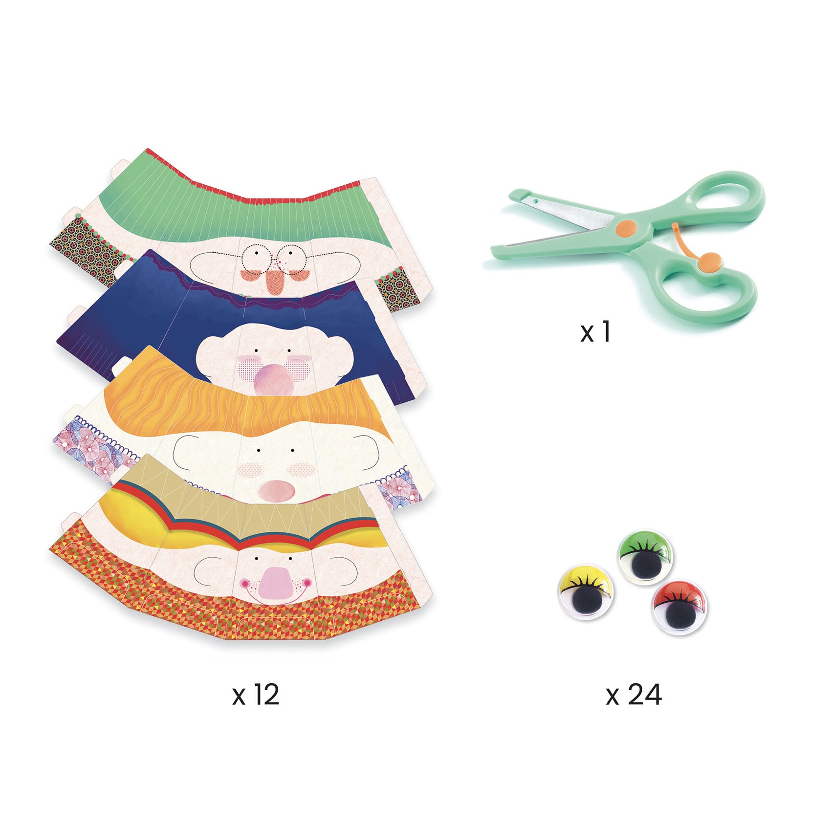 Djeco Cutting Out – Snip Snip Characters