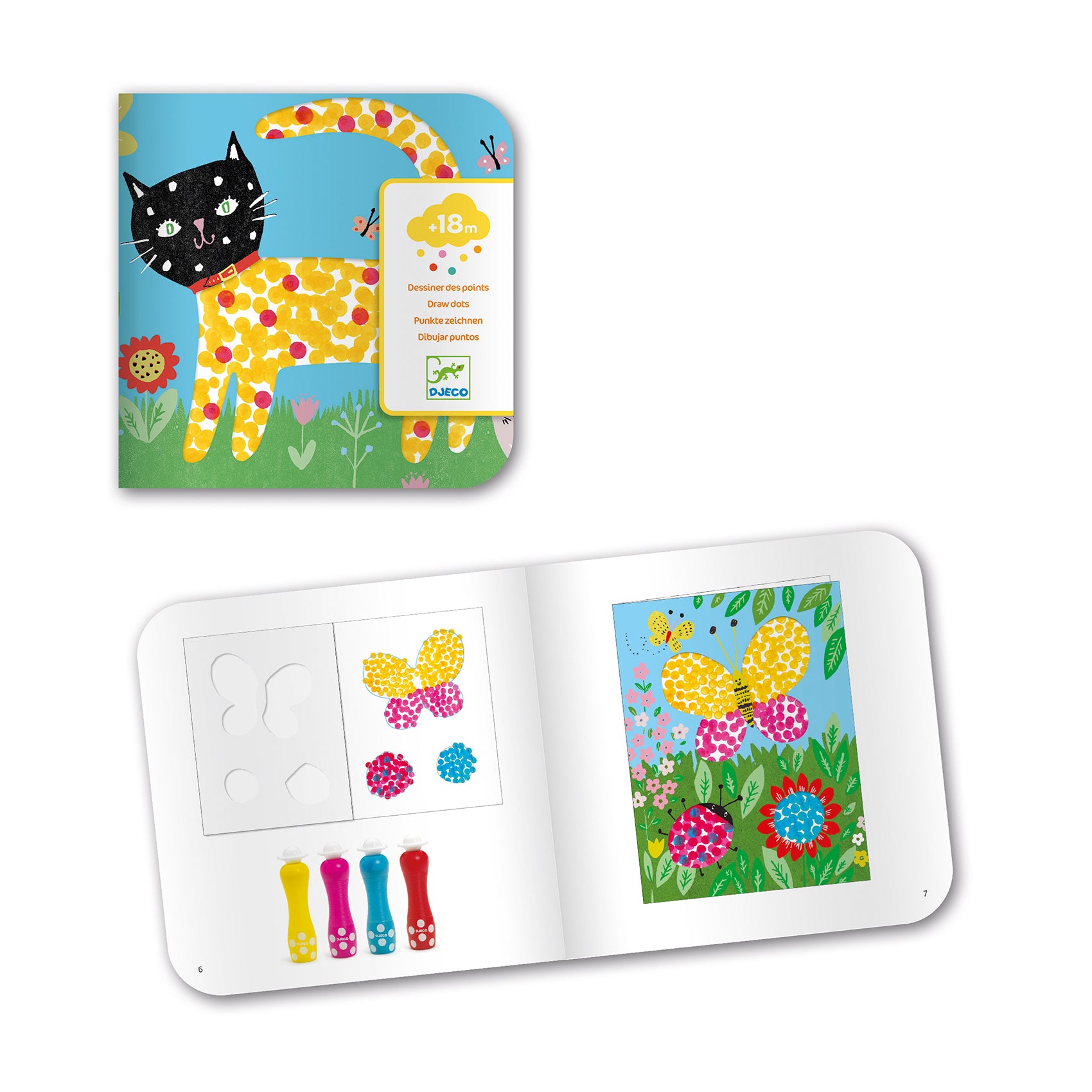 Djeco Small Dots Painting Set
