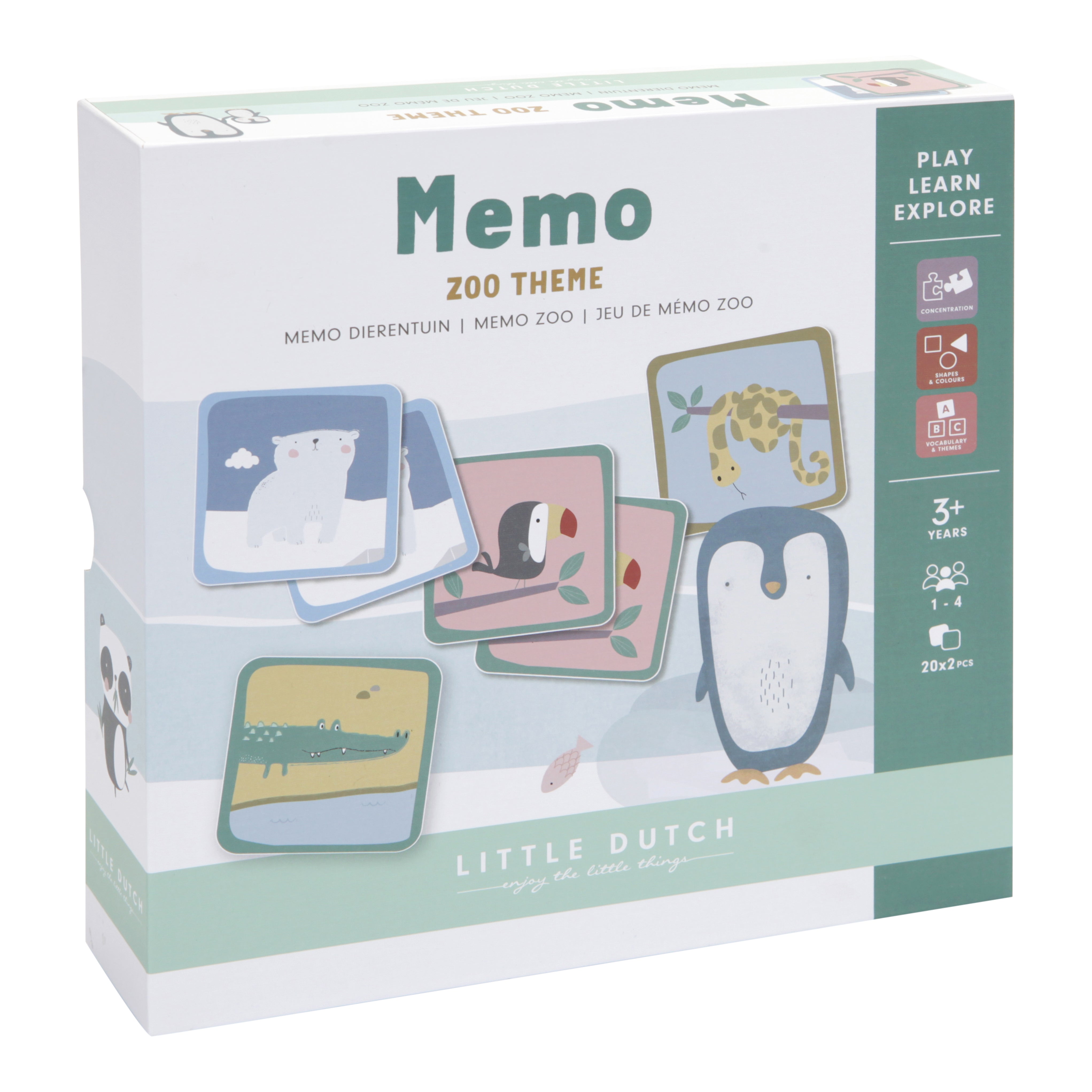 Little Dutch Memo – Zoo Theme