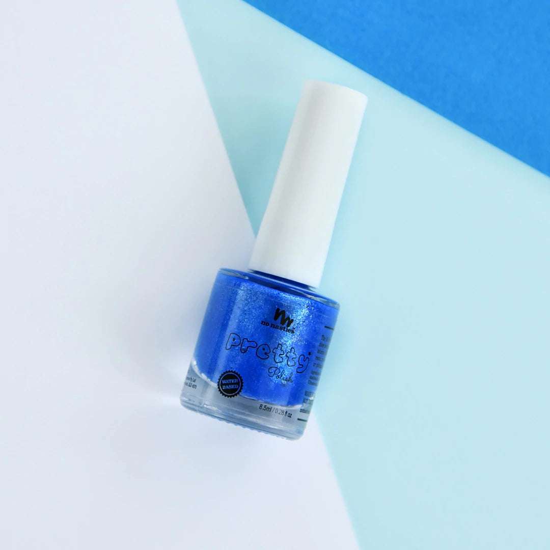 No Nasties Kids Peelable Nail Polish – Mermaid Blue
