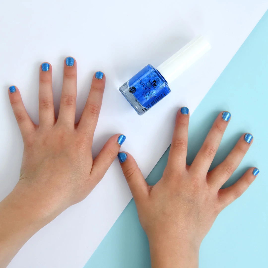 No Nasties Kids Peelable Nail Polish – Mermaid Blue