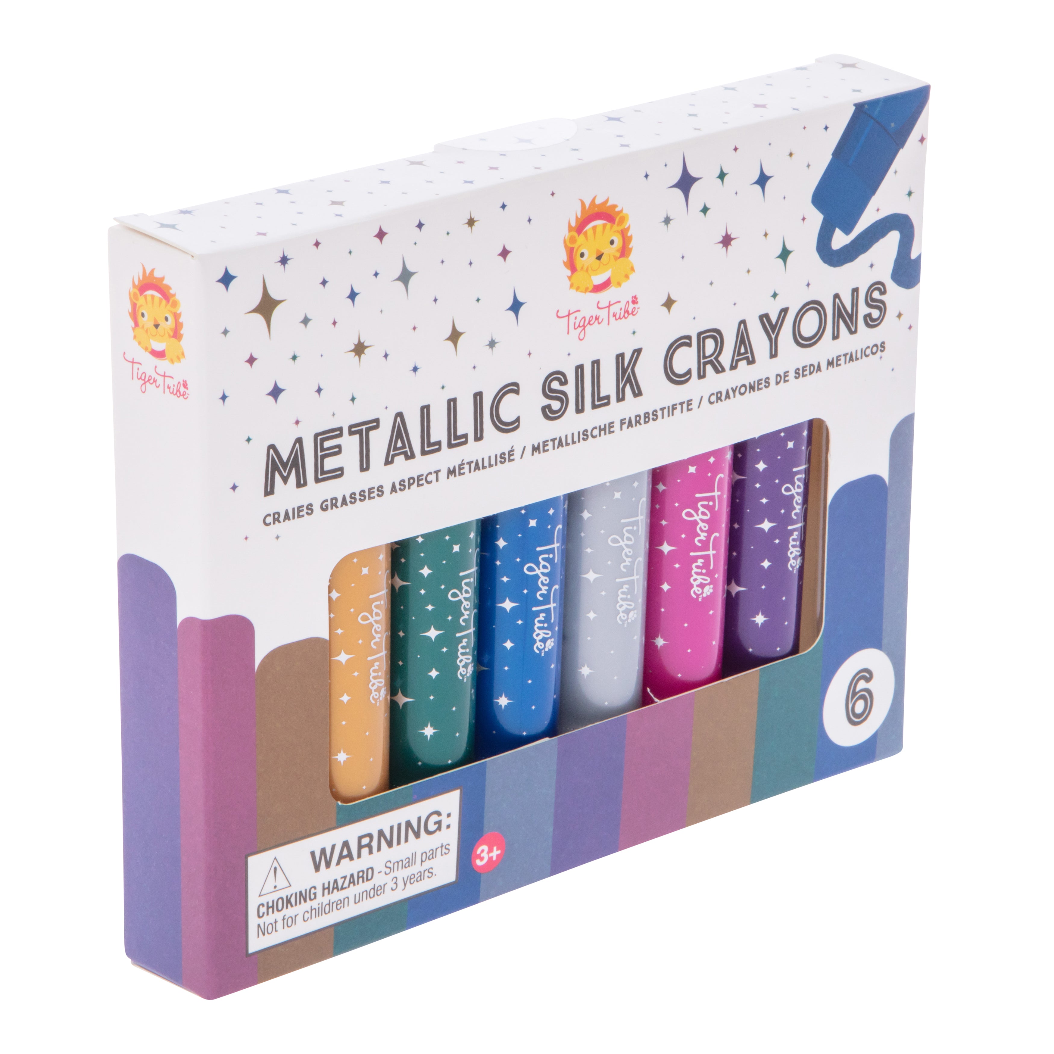 Tiger Tribe Metallic Silk Crayons