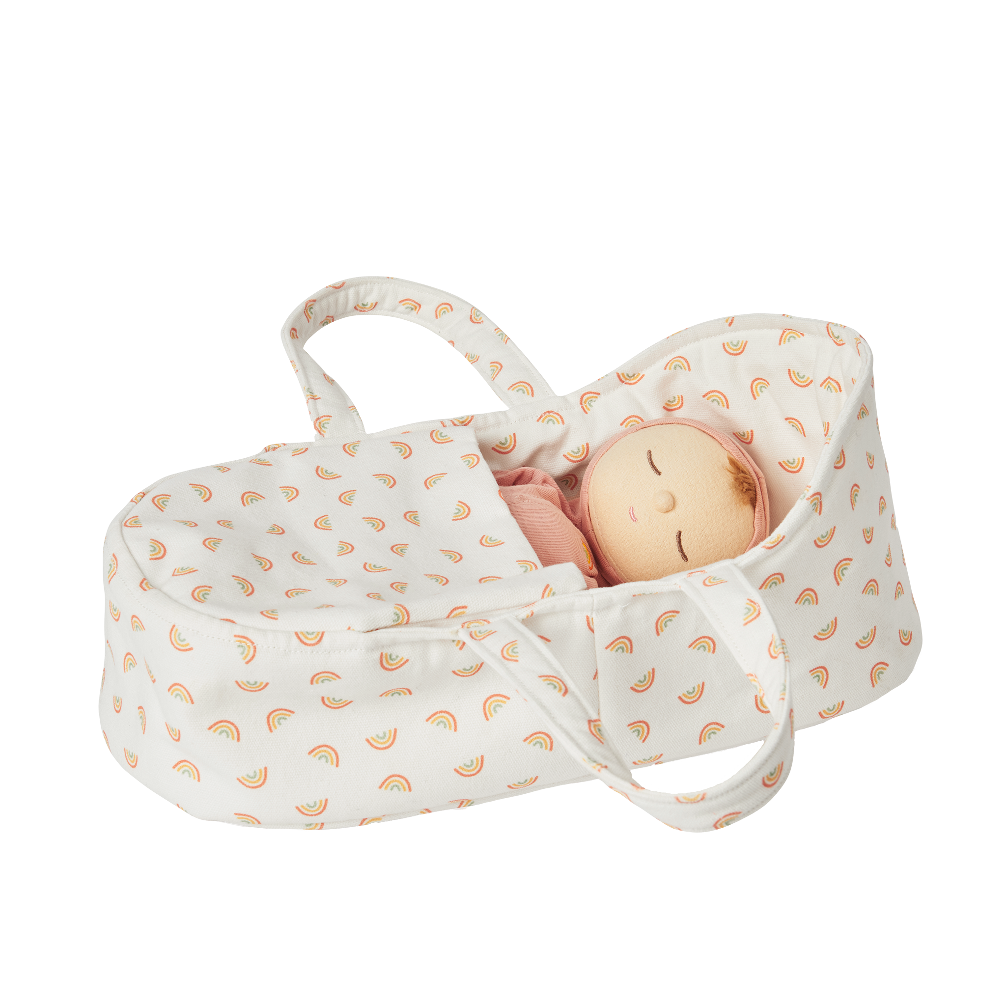 Olli Ella Dinkum Doll Carry Cot – Rainbow
