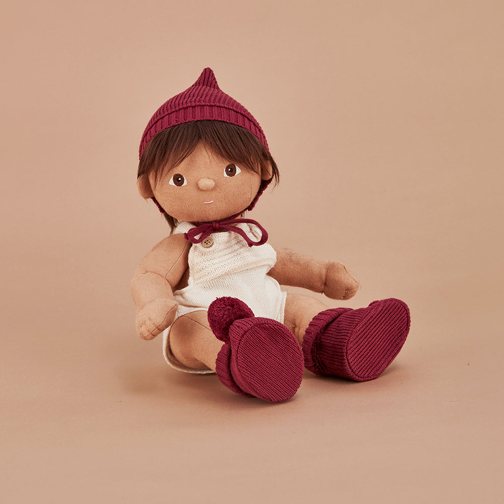 Olli Ella Dinkum Doll Knit Set – Plum