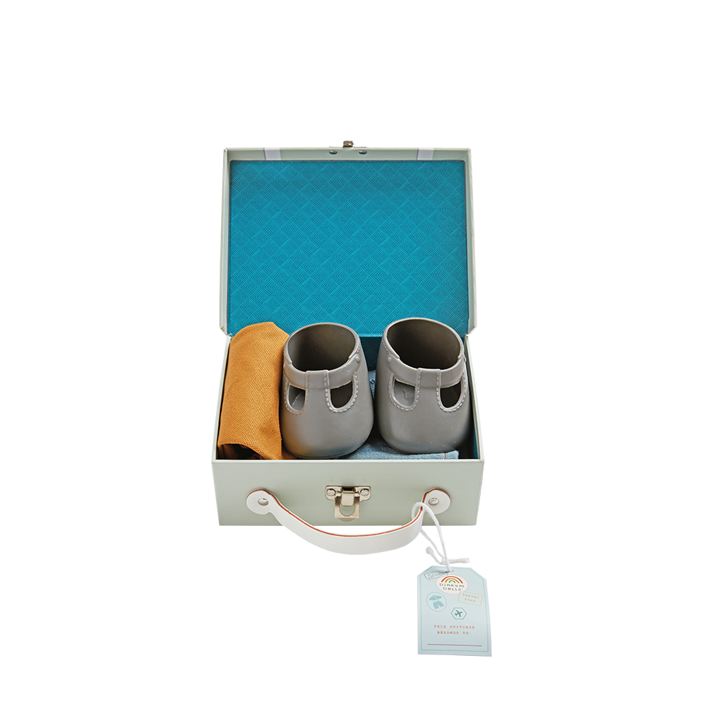 Olli Ella Dinkum Doll Travel Togs – Sage