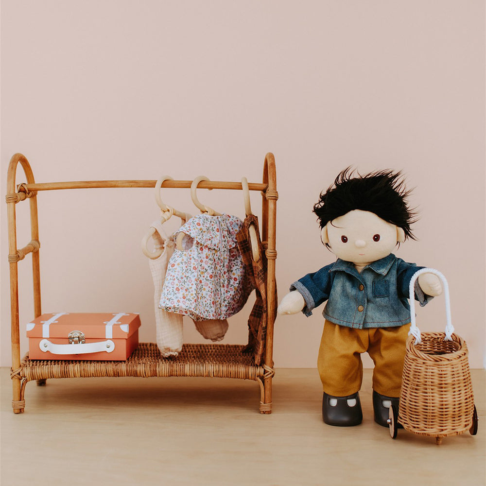 Olli Ella Dinkum Doll Travel Togs – Sage