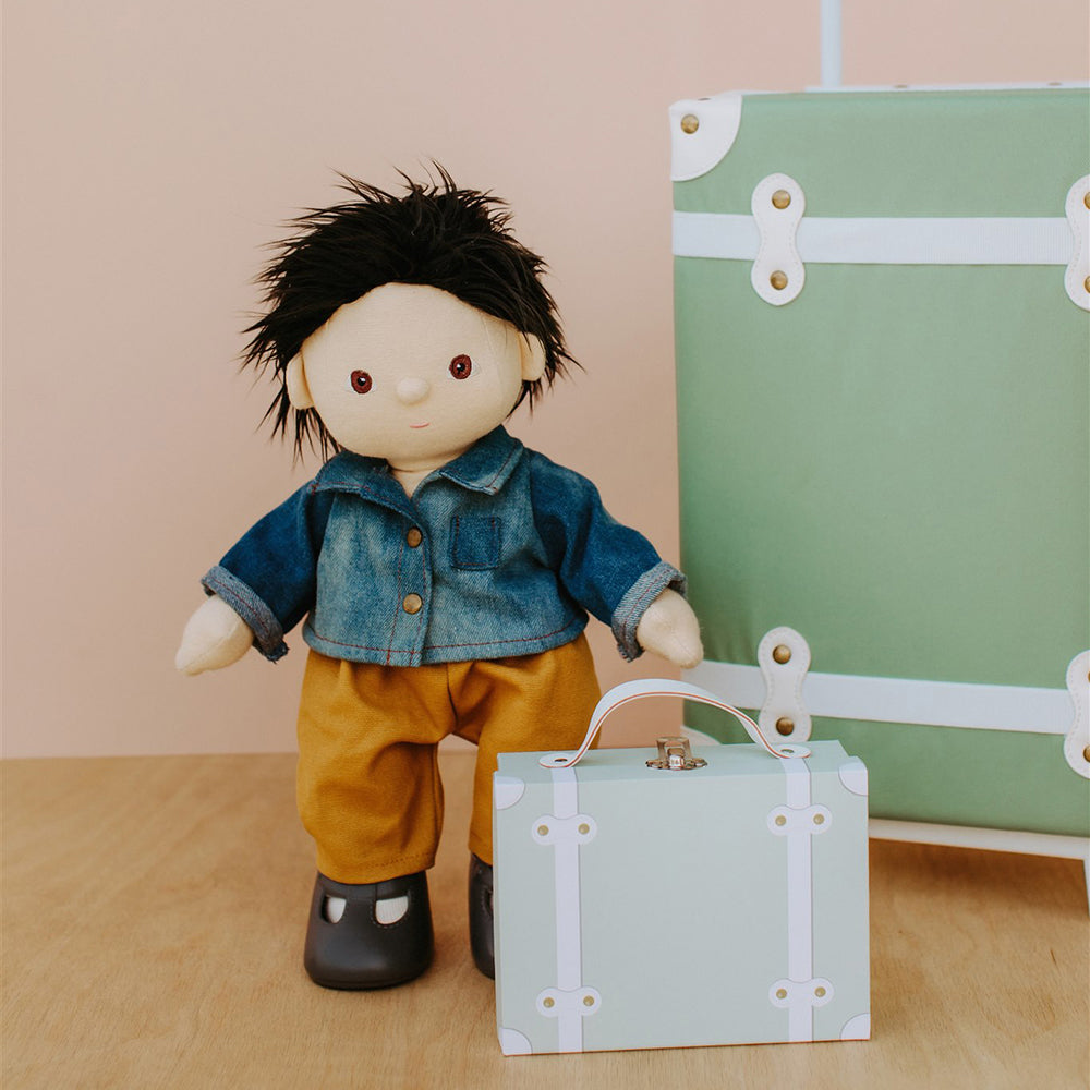 Olli Ella Dinkum Doll Travel Togs – Sage