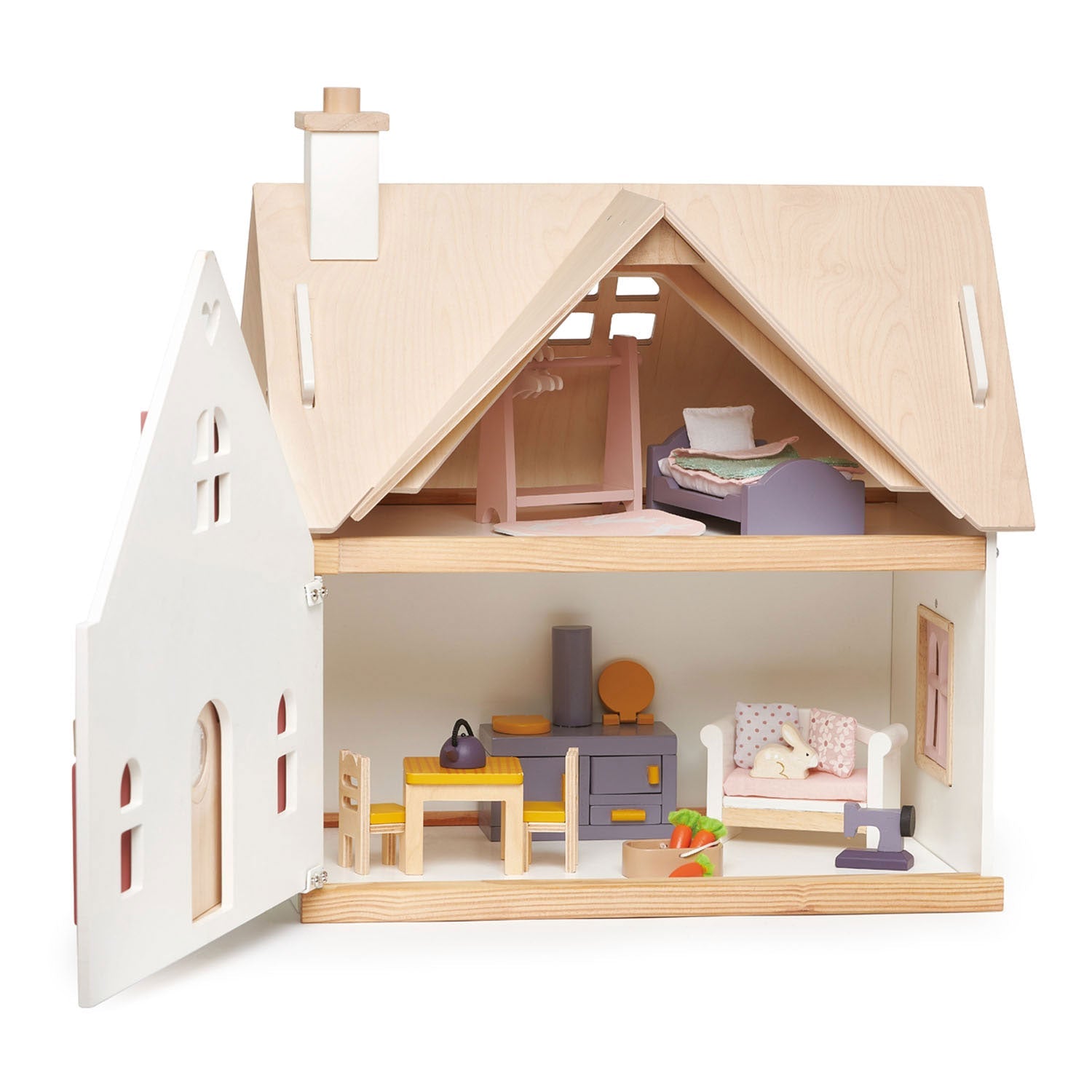 Tender Leaf Cottontail Cottage Dollhouse (includes furniture)