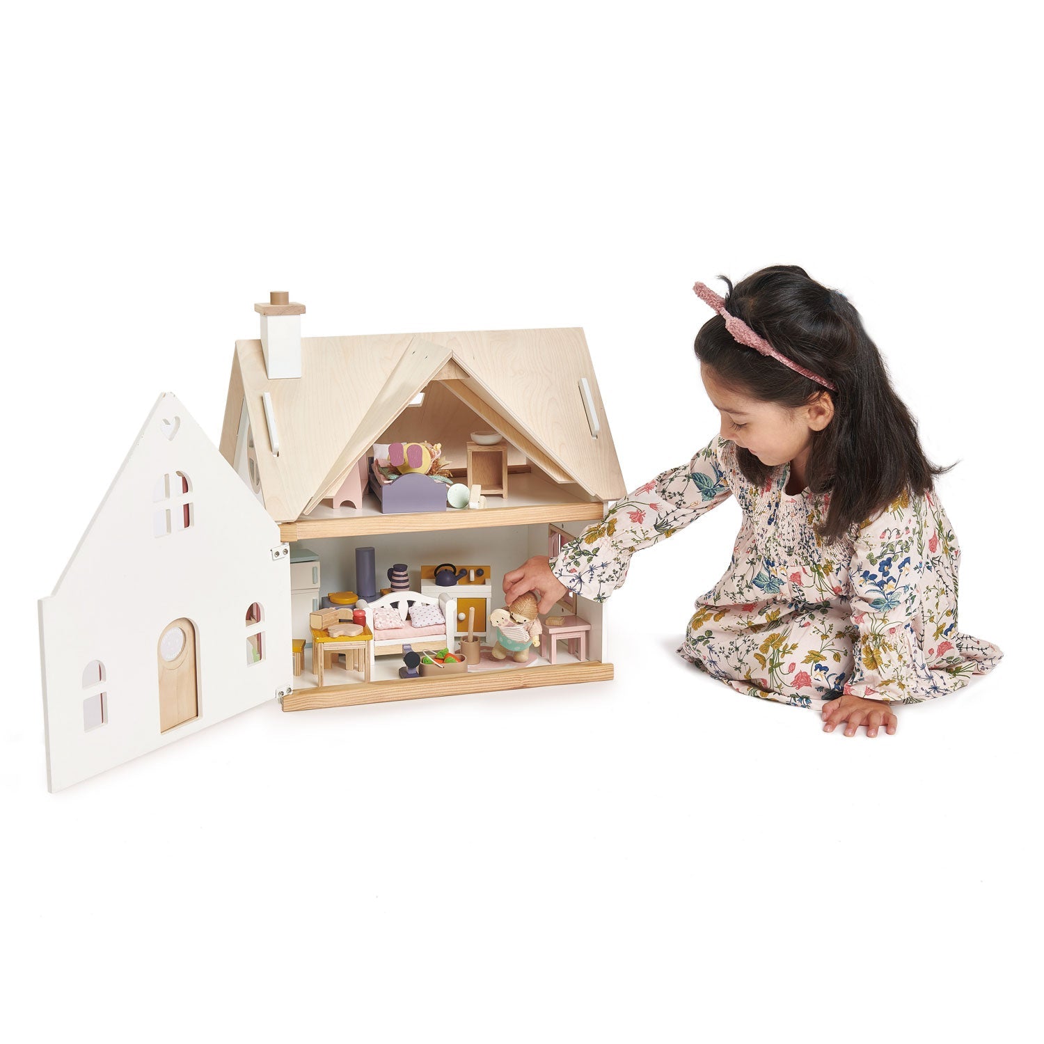 Tender Leaf Cottontail Cottage Dollhouse (includes furniture)