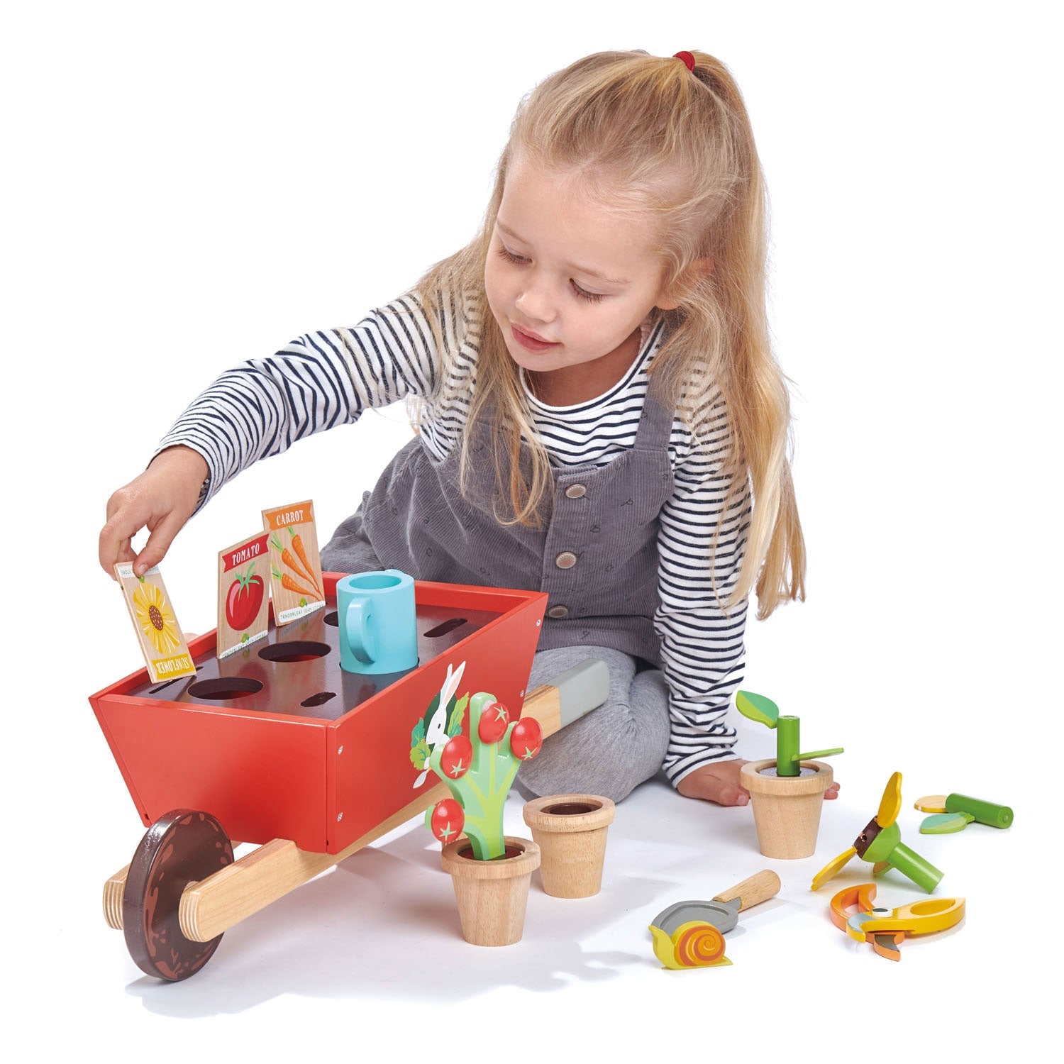 Tender Leaf Garden Wheelbarrow Set