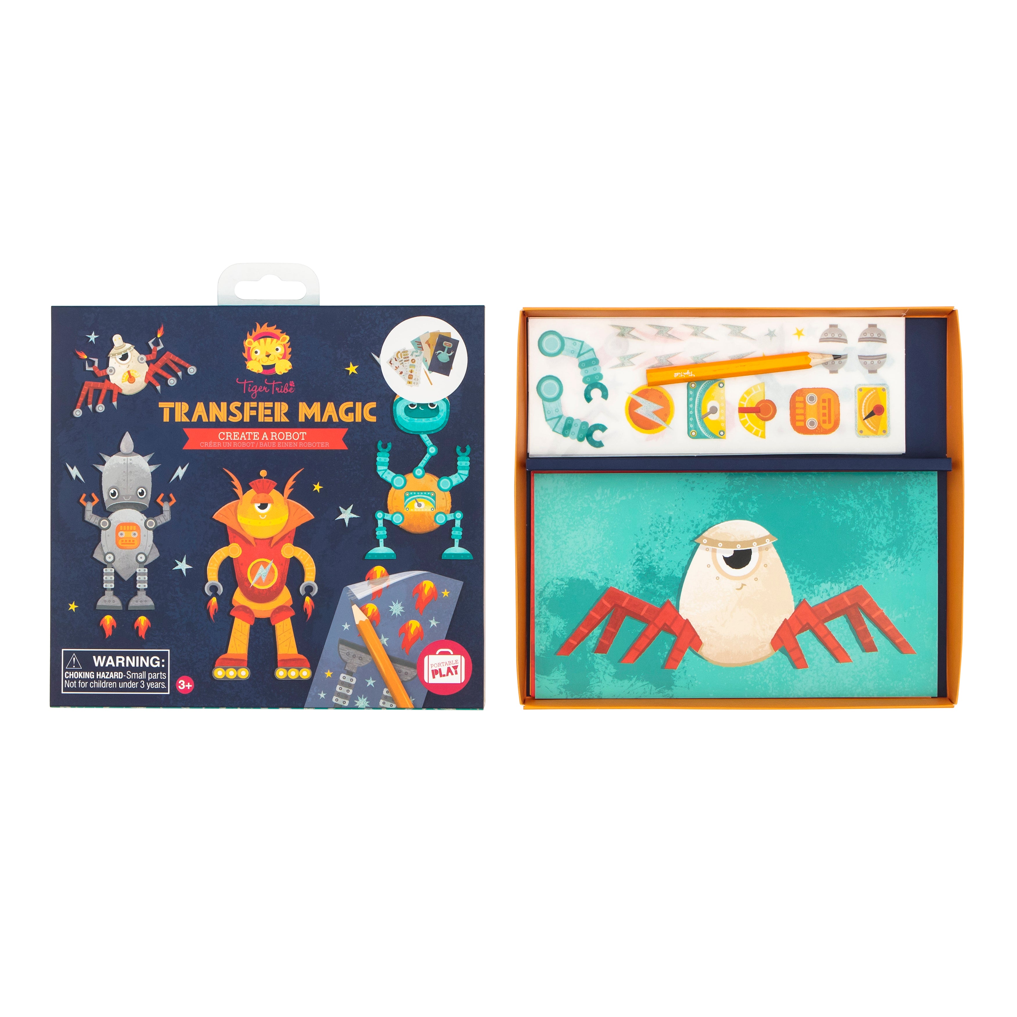 Tiger Tribe Transfer Magic – Create a Robot
