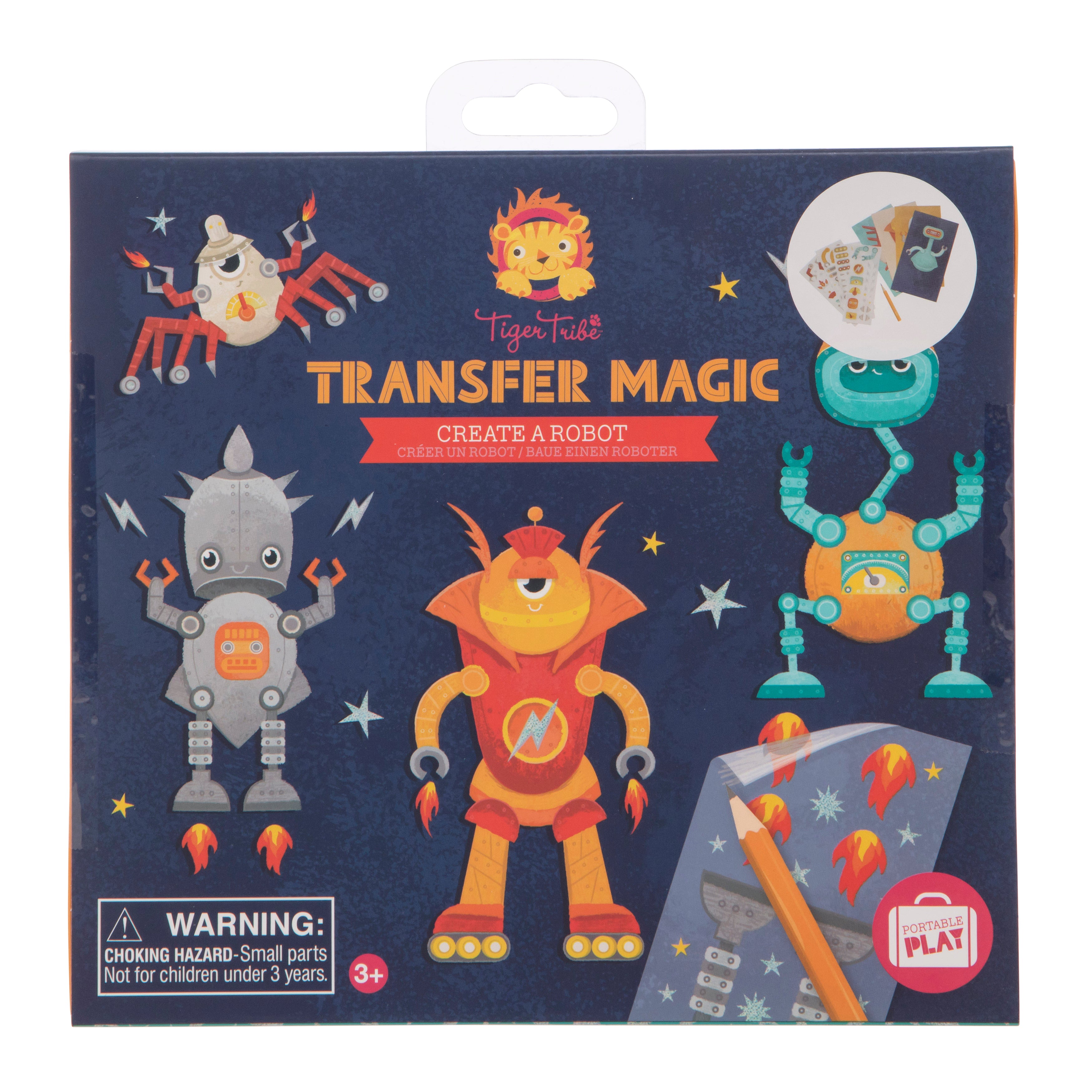 Tiger Tribe Transfer Magic – Create a Robot