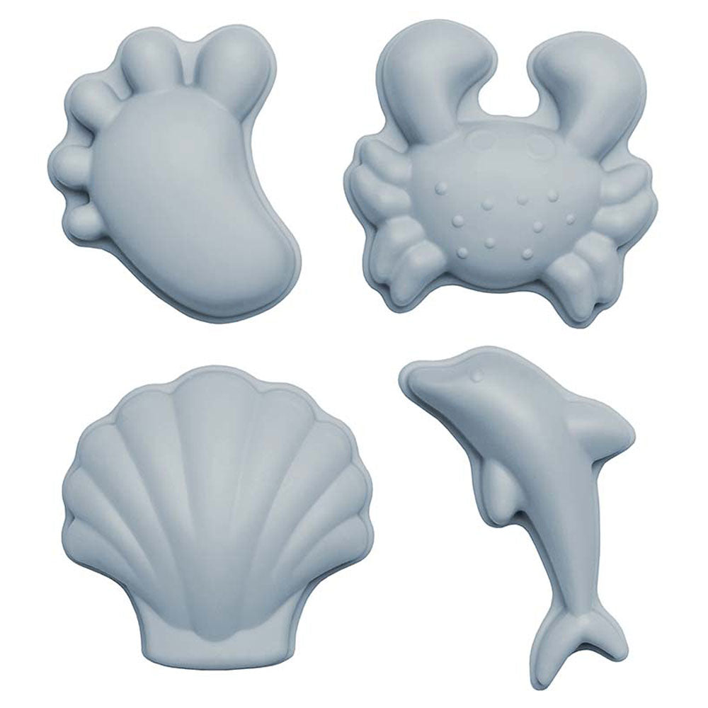 Scrunch Sand Moulds – Duck Egg Blue (set of 4)