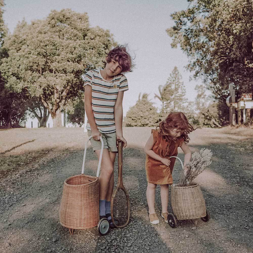 Olli Ella Rattan Medium Luggy – Natural