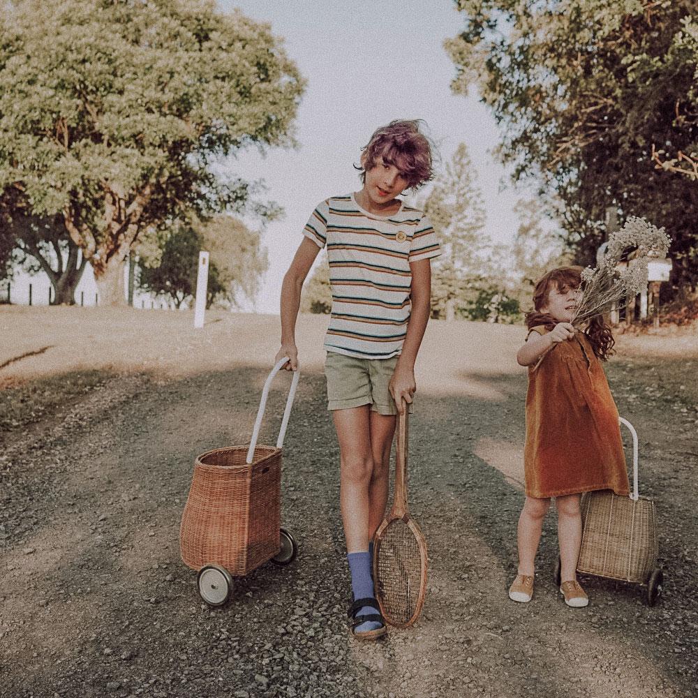 Olli Ella Rattan Medium Luggy – Natural