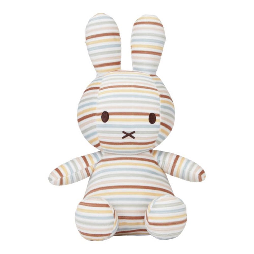 Little Dutch x Miffy Cuddly Soft Toy – Vintage Sunny Stripes All-over
