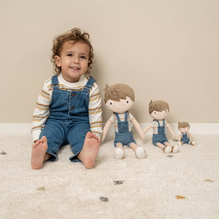 Little Dutch Cuddle Doll Jim – Vintage Sunny Stripes (Large)